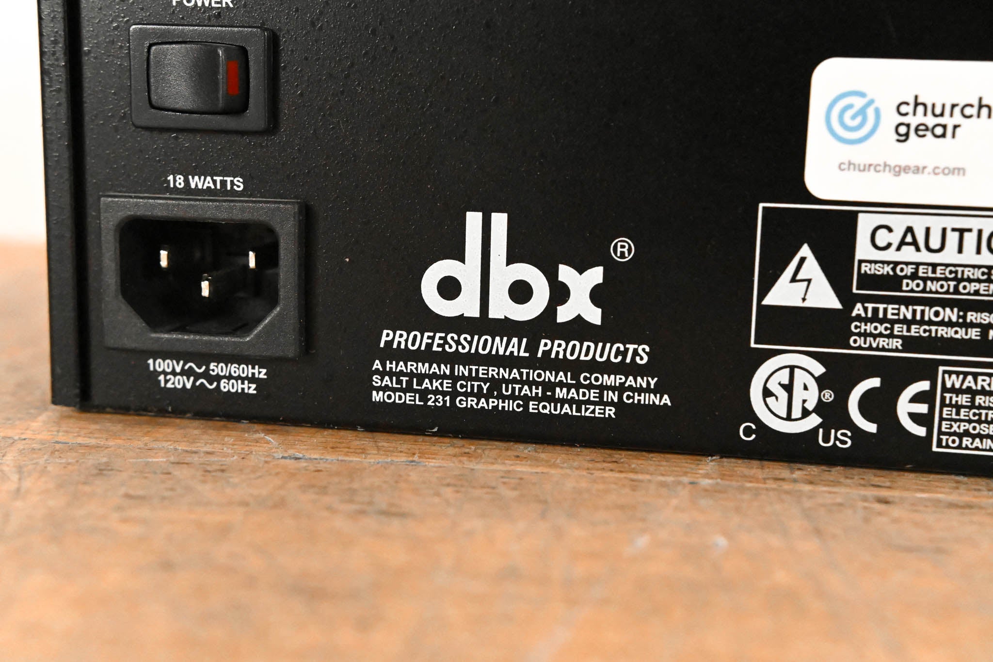 dbx 231 Dual-Channel 31-Band Graphic Equalizer