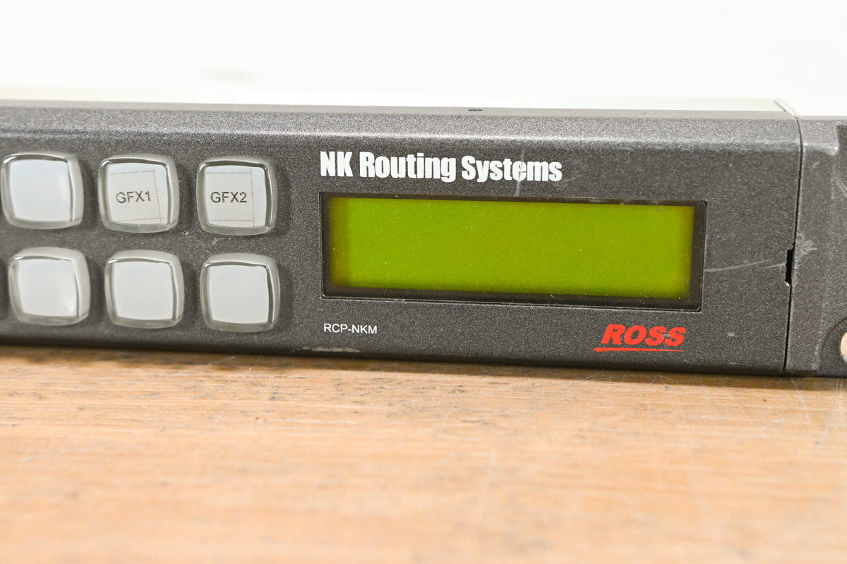 Ross RCP-NKM 1RU Remote Control Panel (NO POWER SUPPLY)