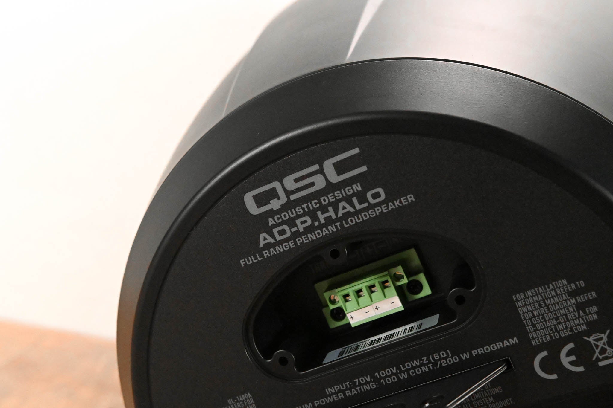 QSC AD-P.Halo Integrated SUB/SAT Pendant Loudspeaker System