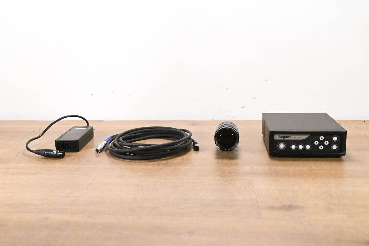 Ikegami HDL-23 Subminiature 3-CMOS HDTV Camera w/ CCU & Zoom Lens