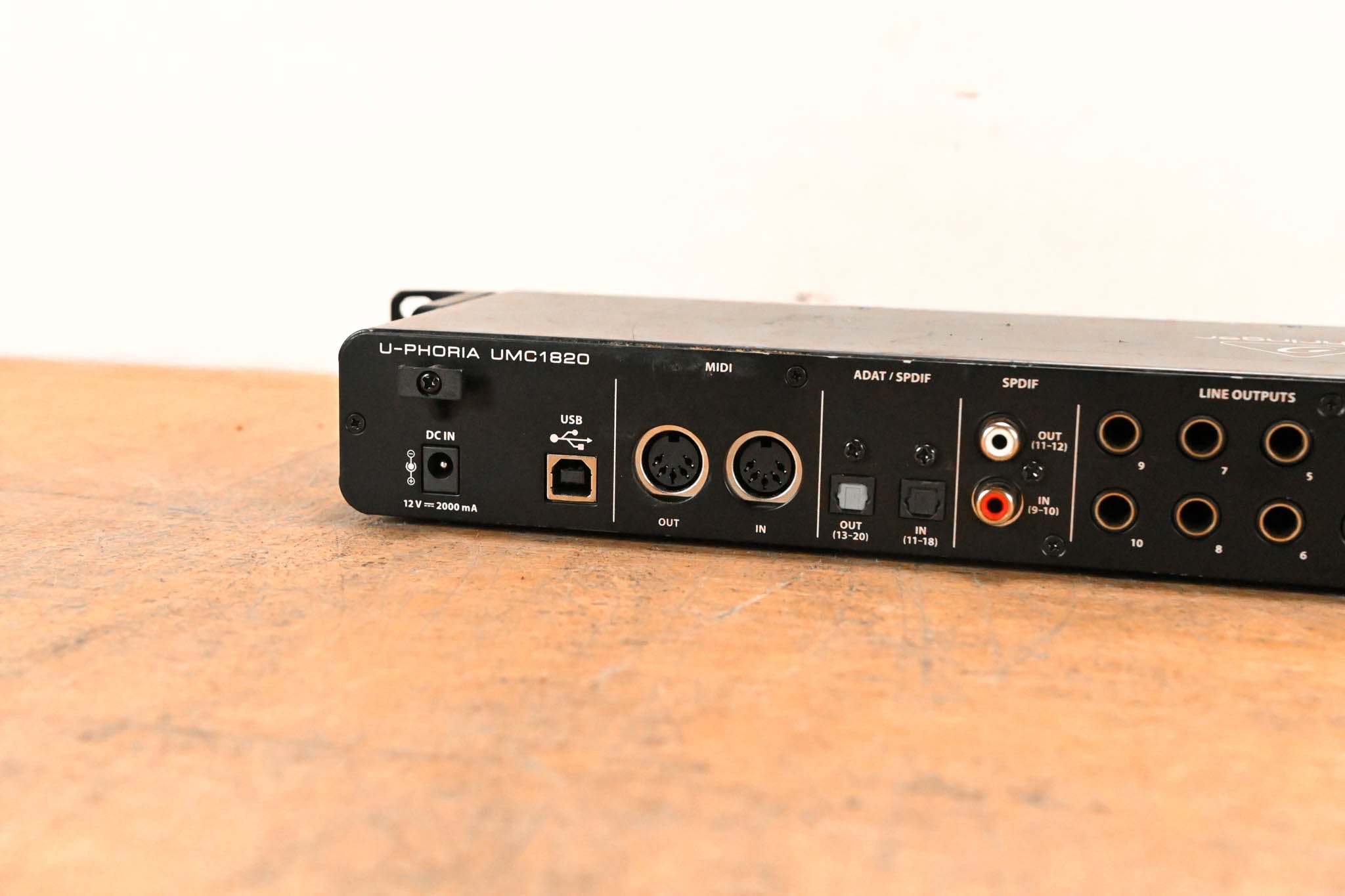 Behringer U-Phoria UMC1820 USB Audio Interface (NO POWER SUPPLY)