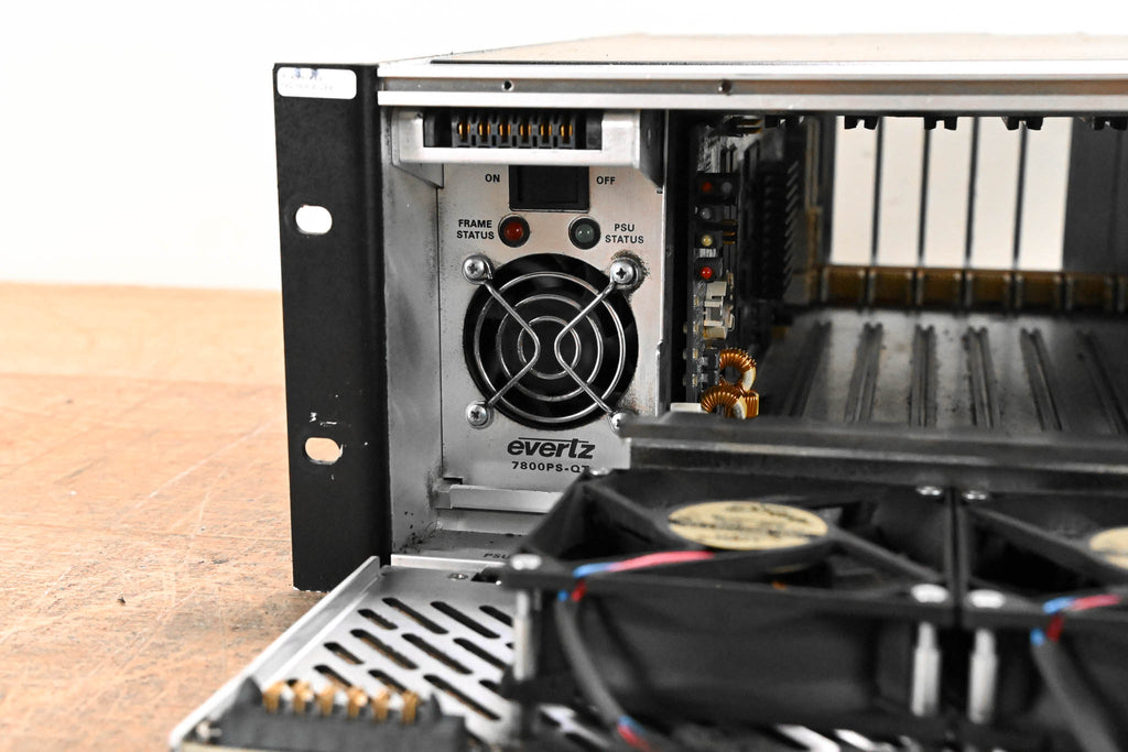 Evertz 7800FR-QT 3U Rack-Mountable Quiet Multiframe CG01KG7
