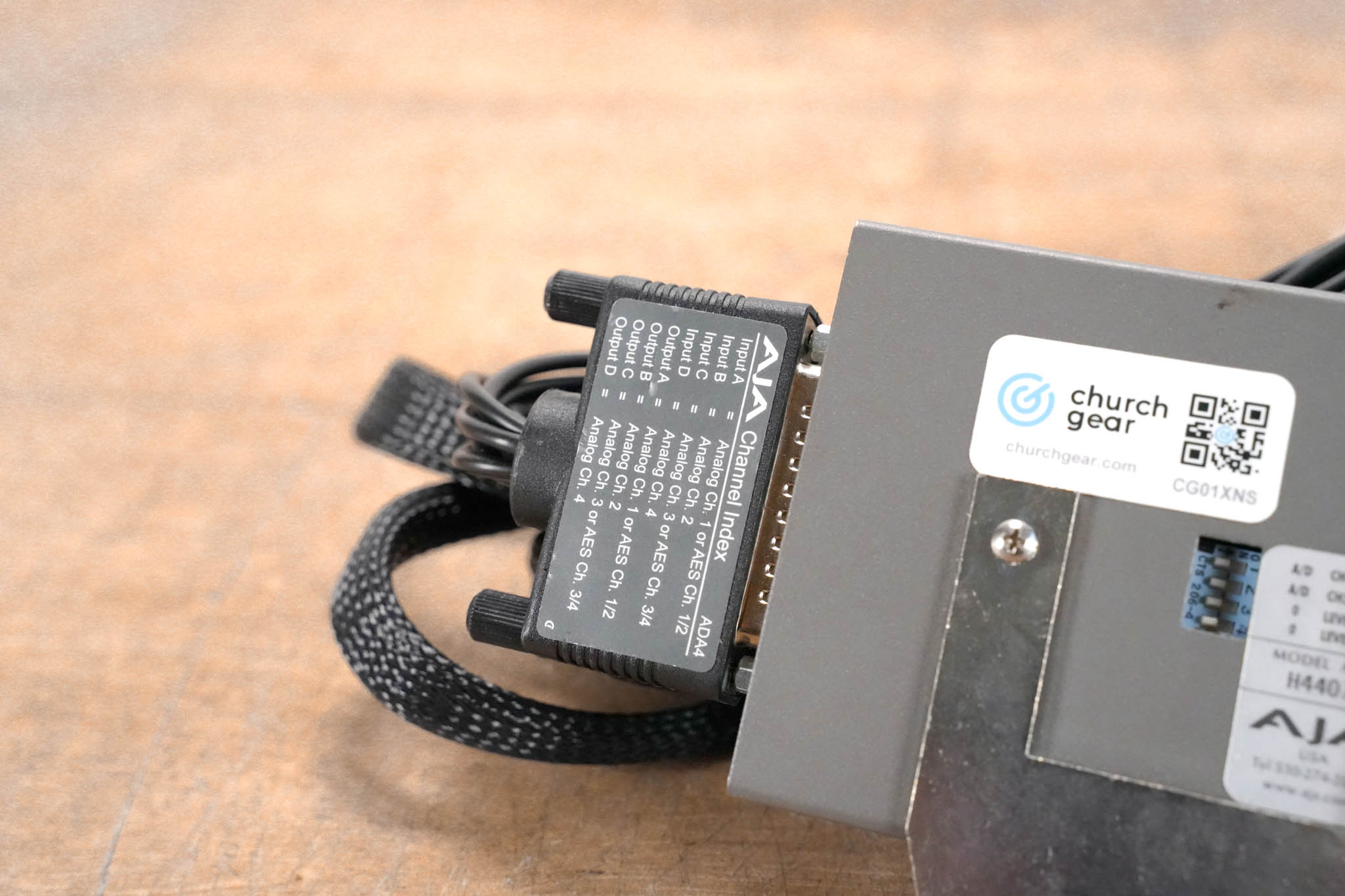 AJA ADA4 4-Channel Bidirectional Audio A/D and D/A Converter (NO PSU)