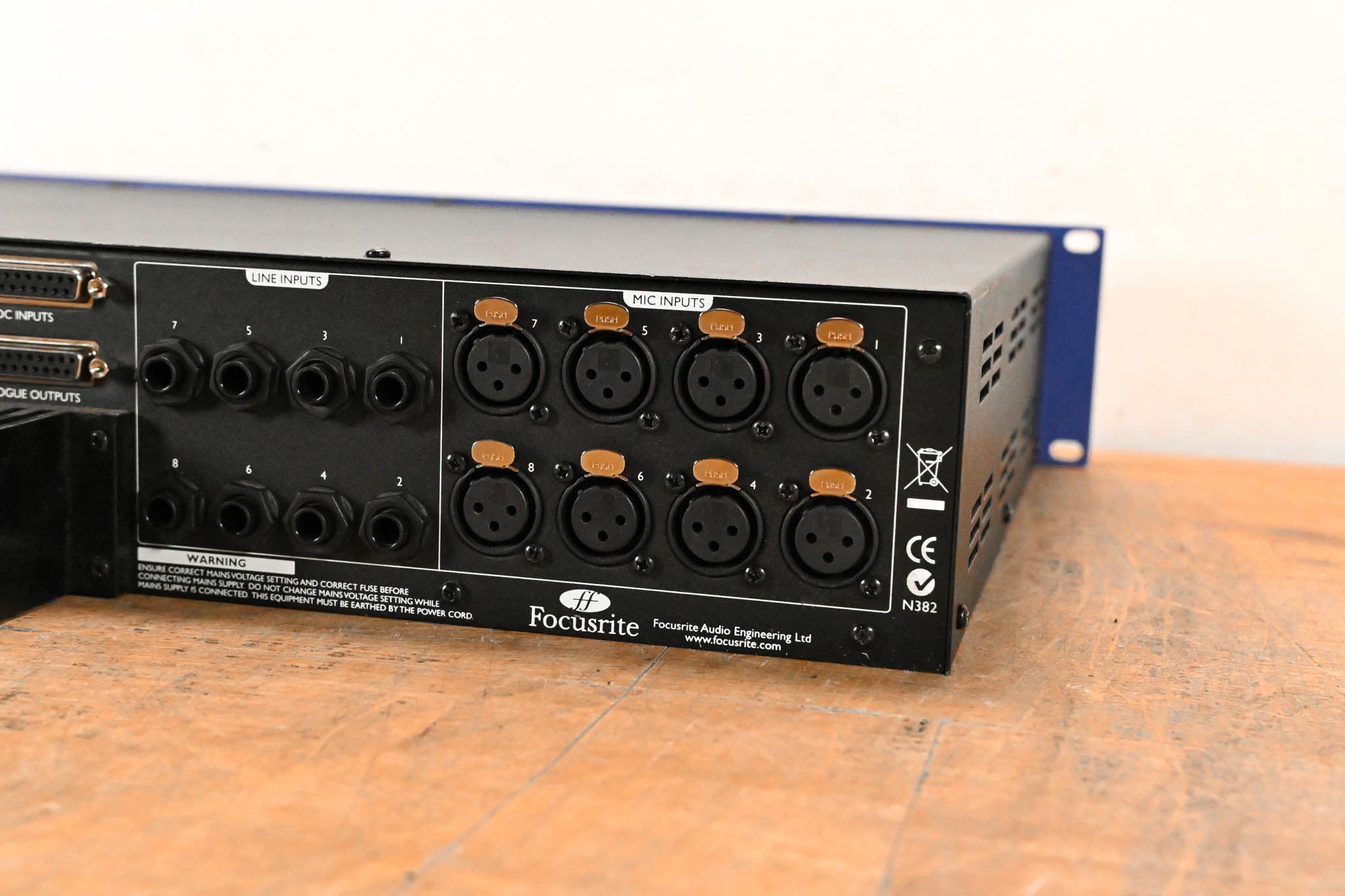 Focusrite ISA828 8-Channel Microphone Preamplifier