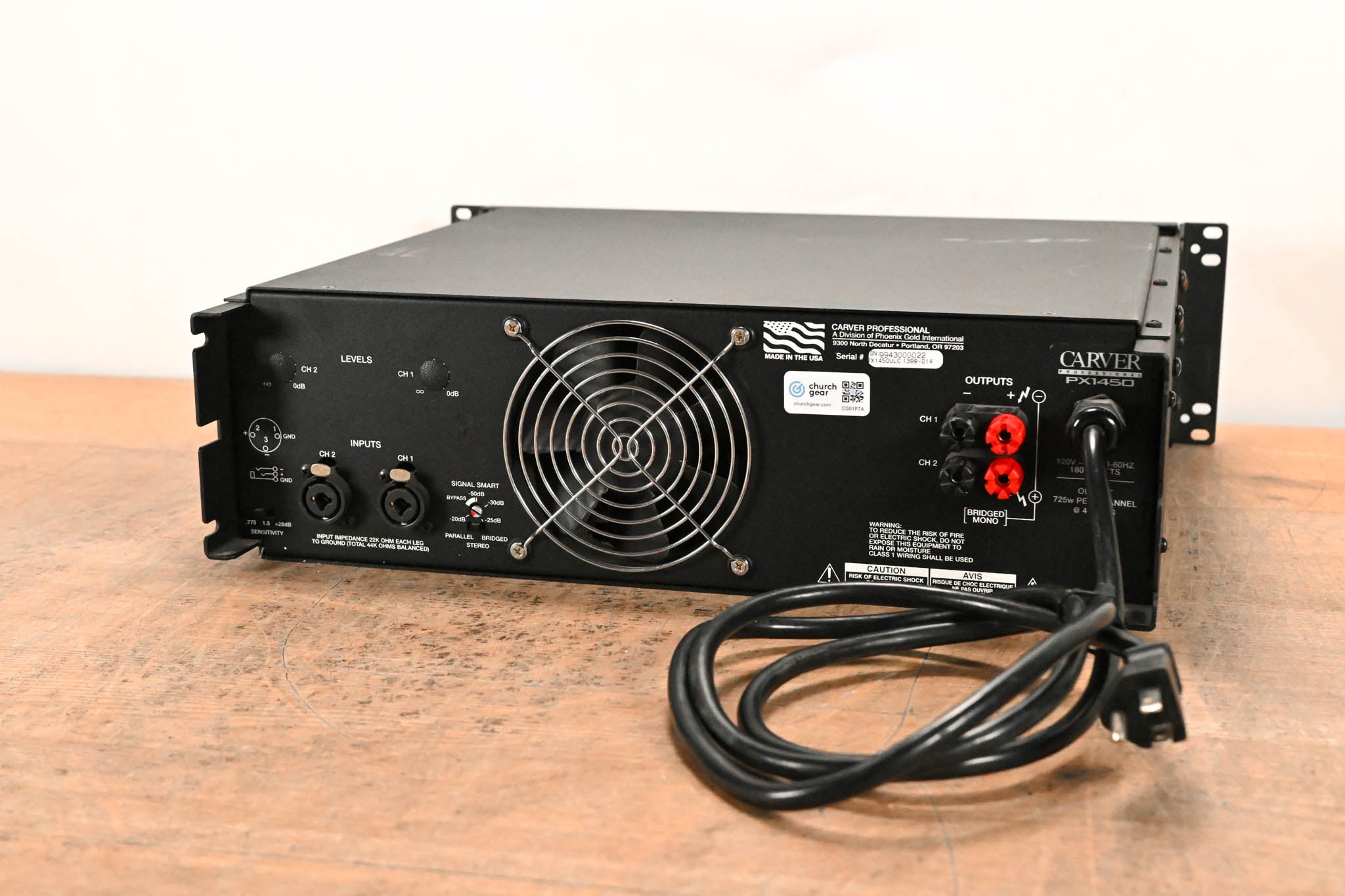 Carver PX1450 2-Channel Power Amplifier