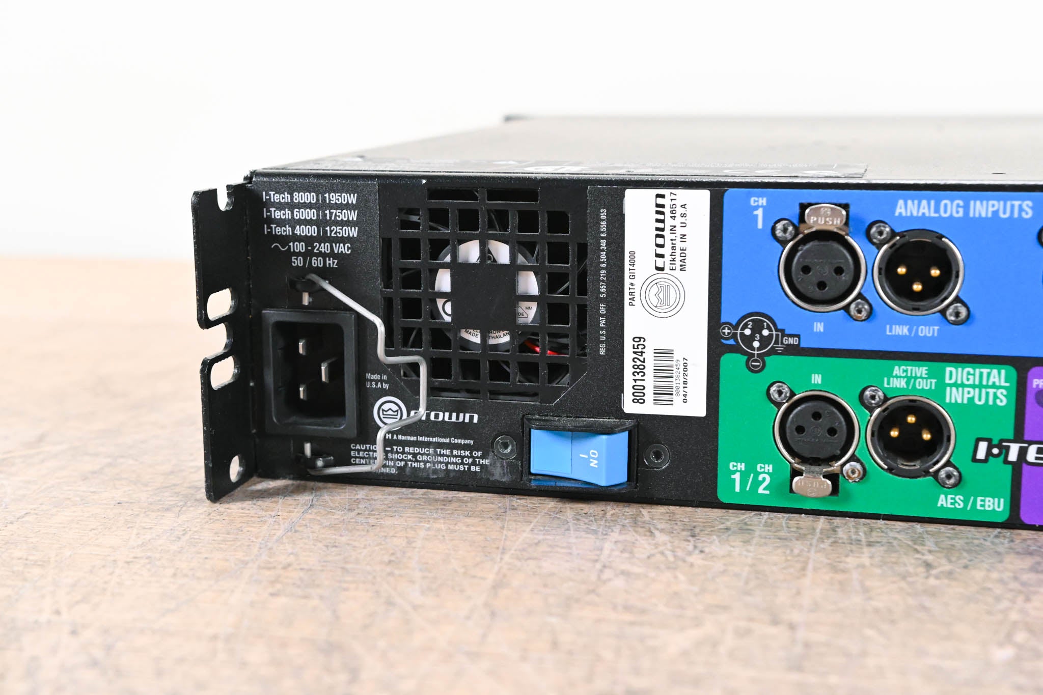 Crown I-Tech 4000 2-Channel Power Amplifier