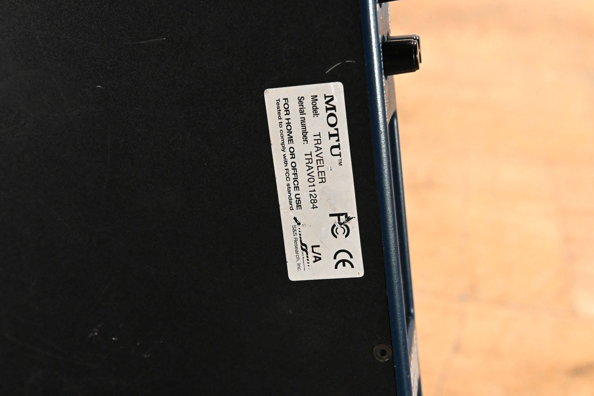 MOTU Traveler Mk1 FireWire Audio Interface (NO POWER SUPPLY)