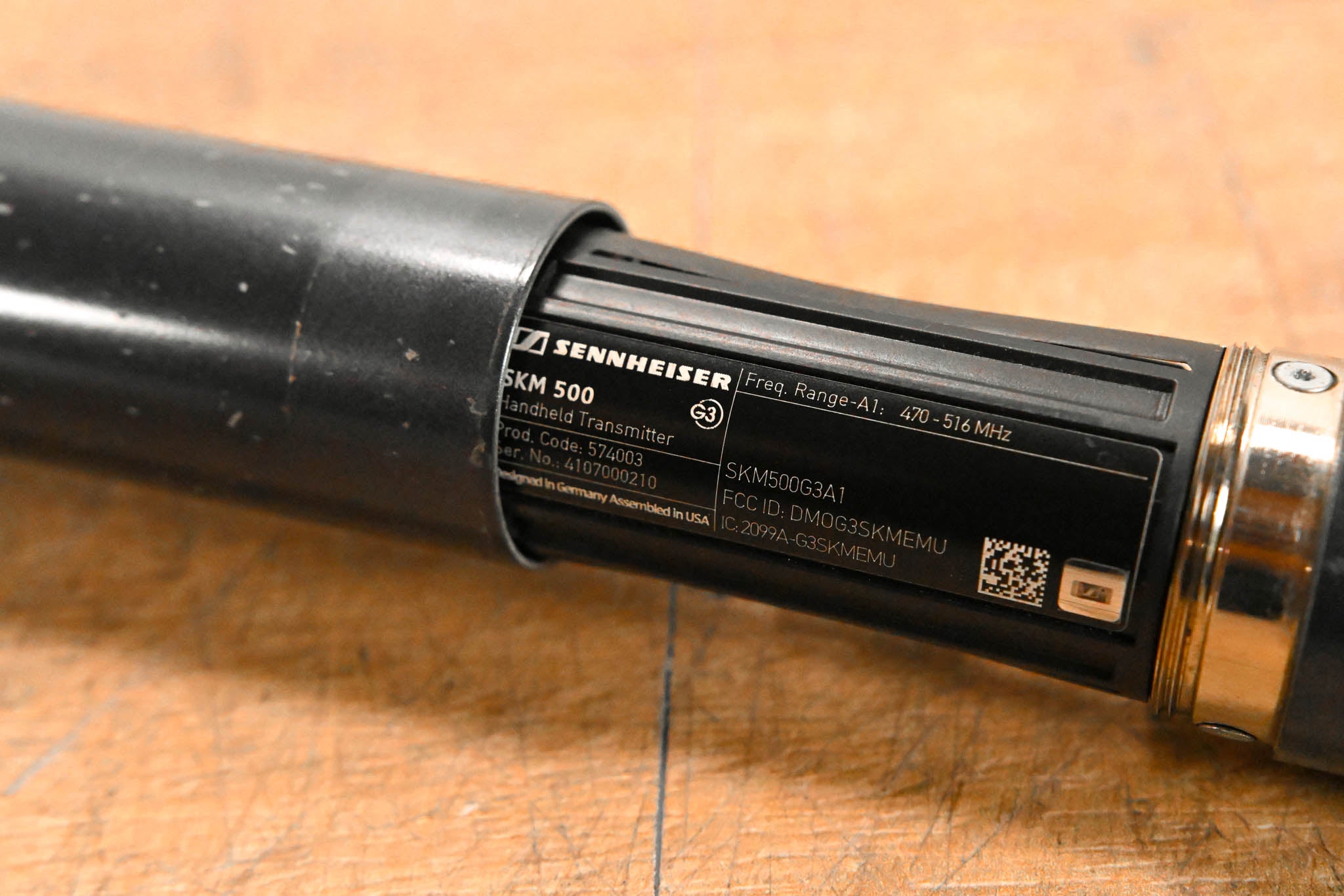 Sennheiser SKM 500 G3 Wireless Handheld Microphone Transmitter A1 Range