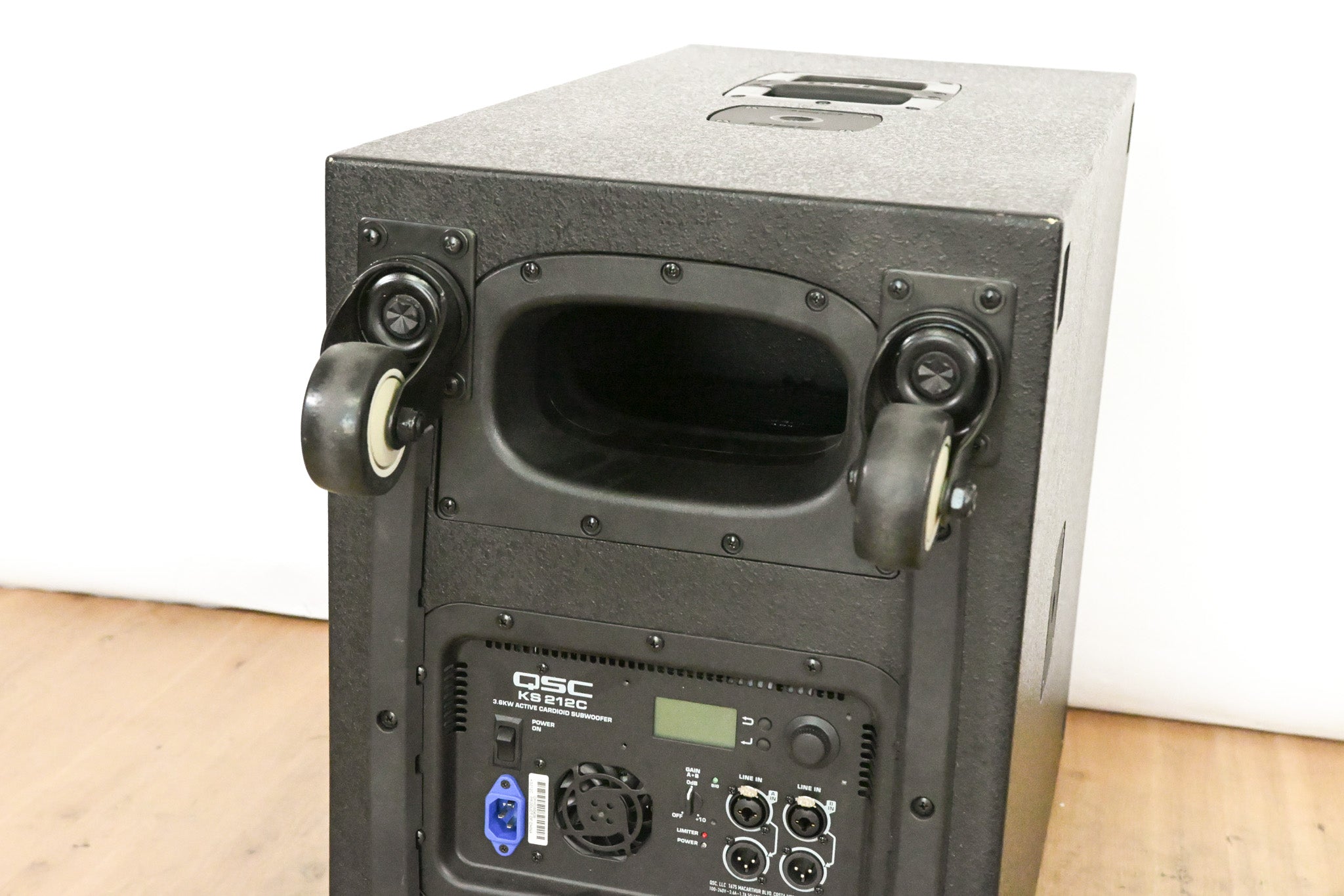 QSC KS212C Powered 3600W Dual 12-inch Cardioid Subwoofer