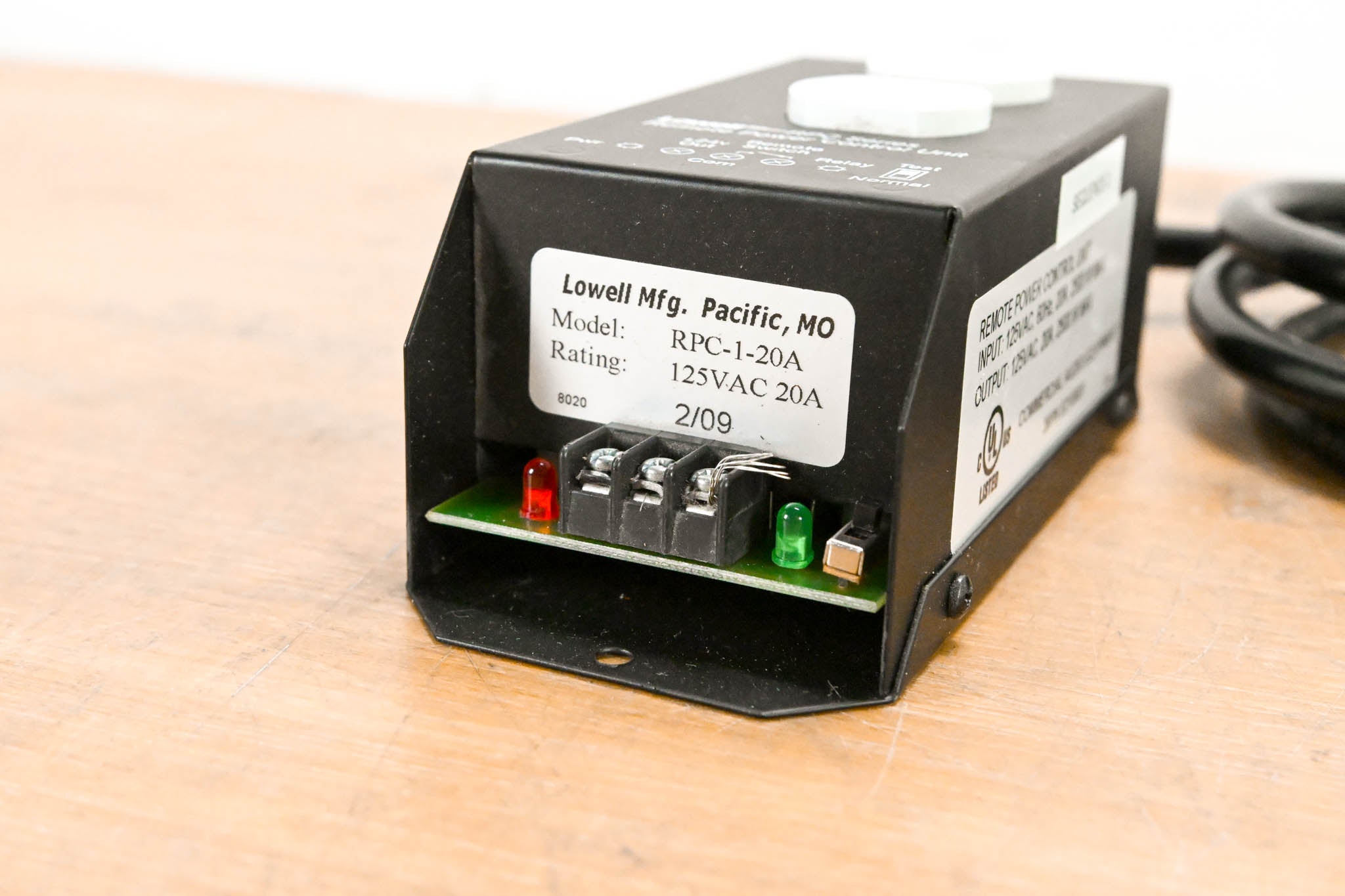 Lowell RPC-1-20A 20A Remote Power Control Unit