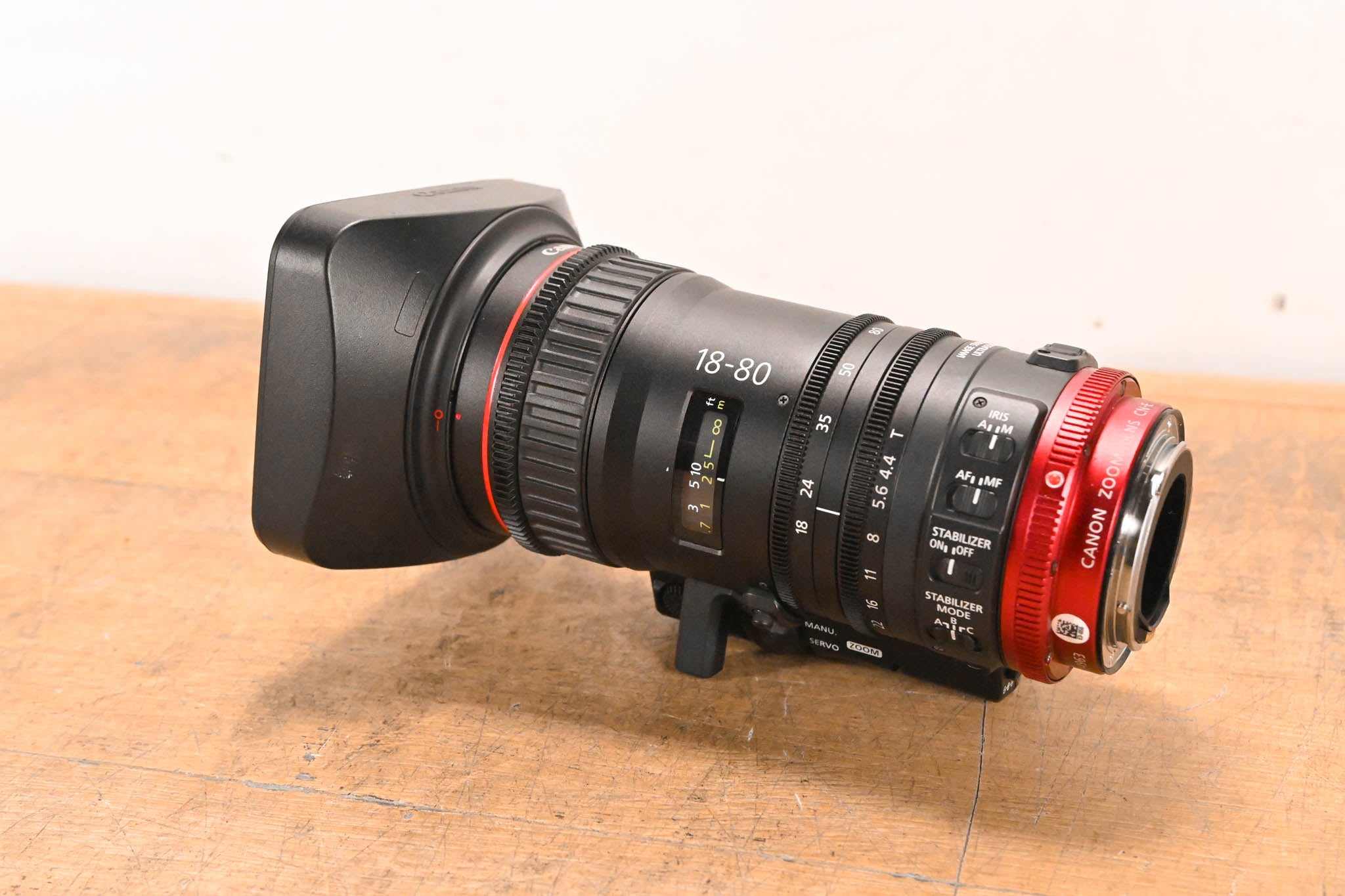 Canon CN-E 18-80mm T4.4 Compact-Servo Cine Zoom Lens (EF Mount)