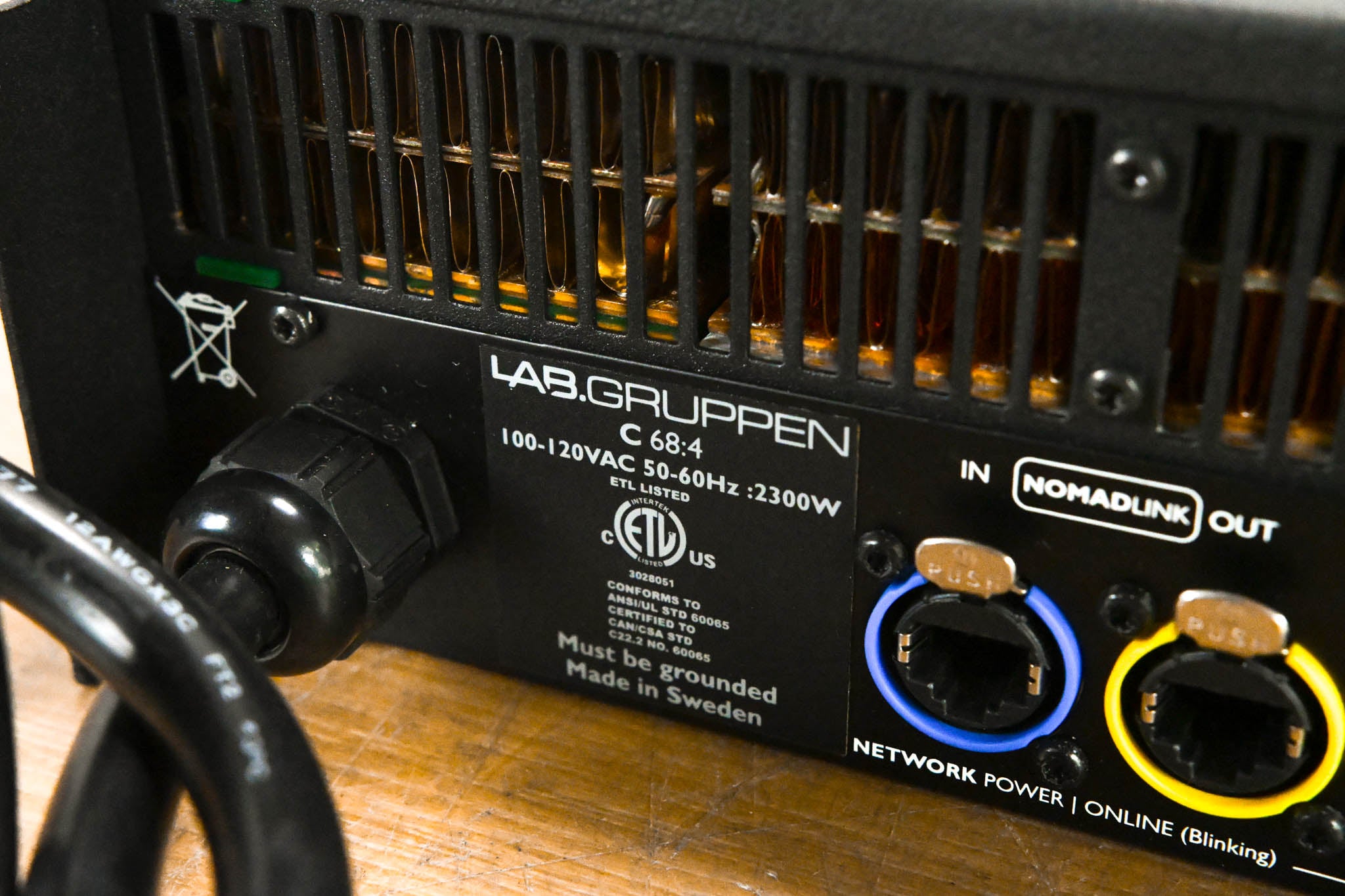 Lab Gruppen C 68:4 6800W Four-Channel Power Amplifier