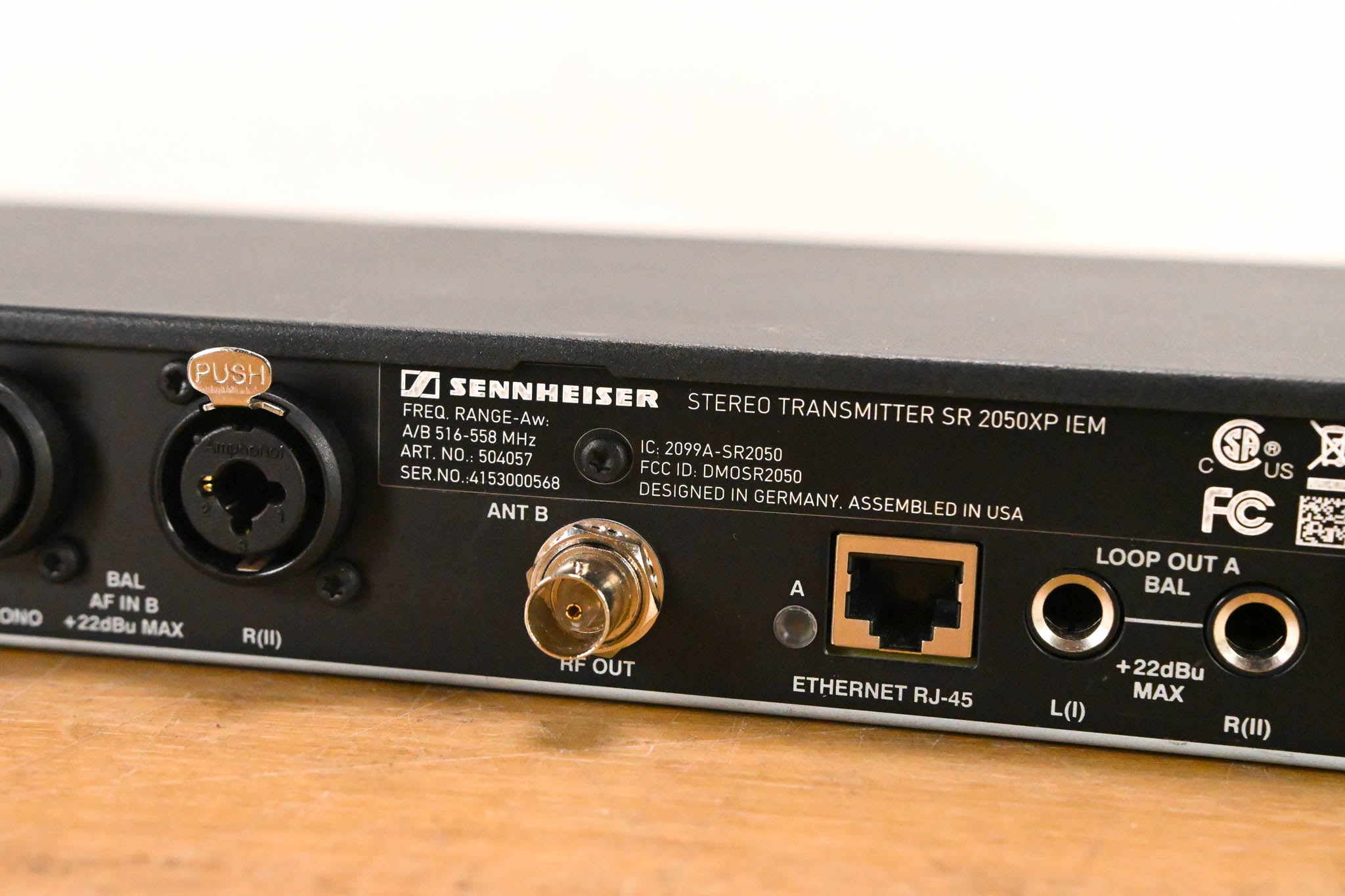 Sennheiser SR 2050XP IEM Stereo Wireless Transmitter - Aw: 516-558 MHz