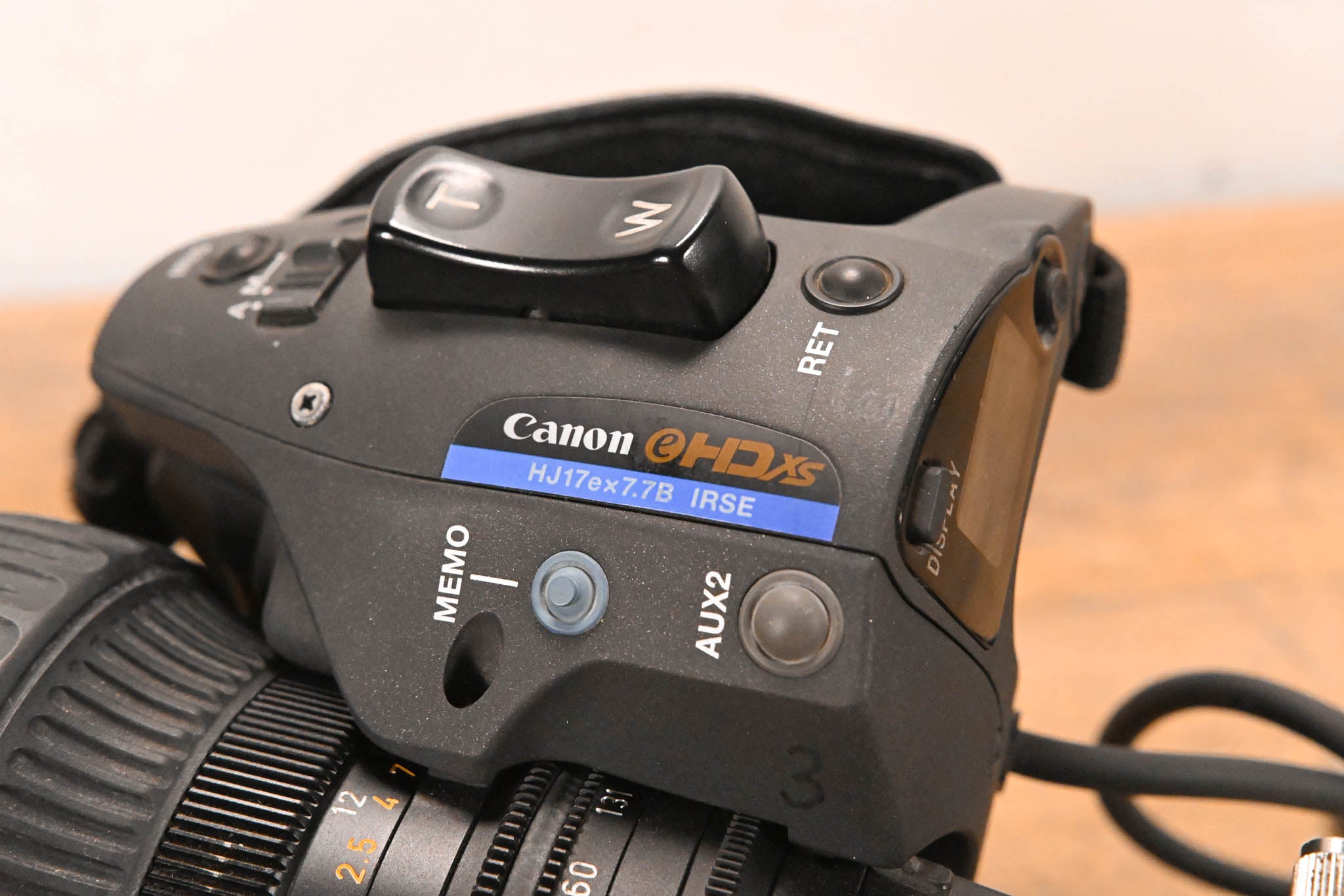 Canon HJ17ex7.7B IRSE ENG 2/3" 7.7-131mm B4 Mount Zoom Lens