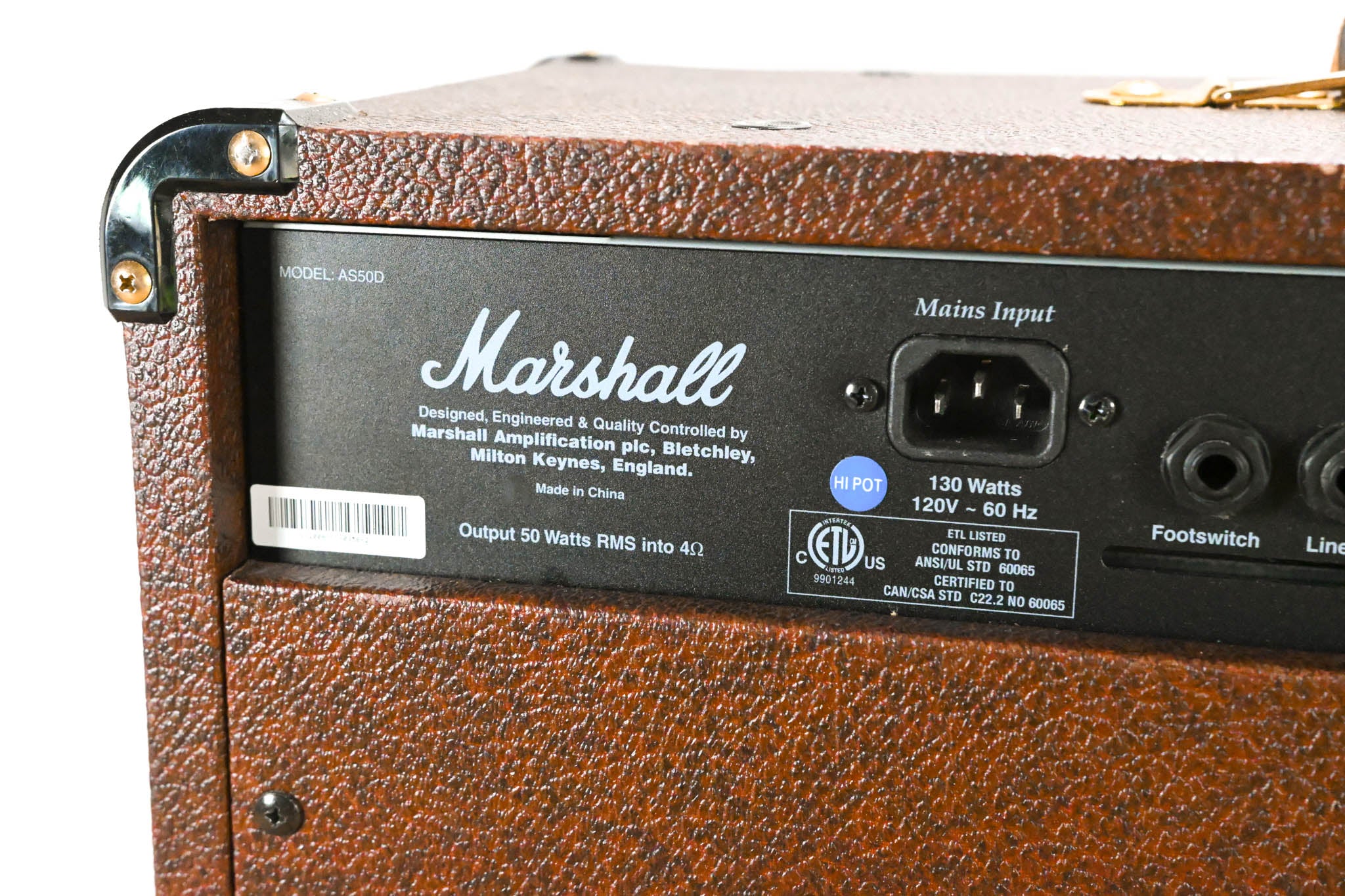Marshall AS50D 50W 2x8 Acoustic Guitar Combo Amp
