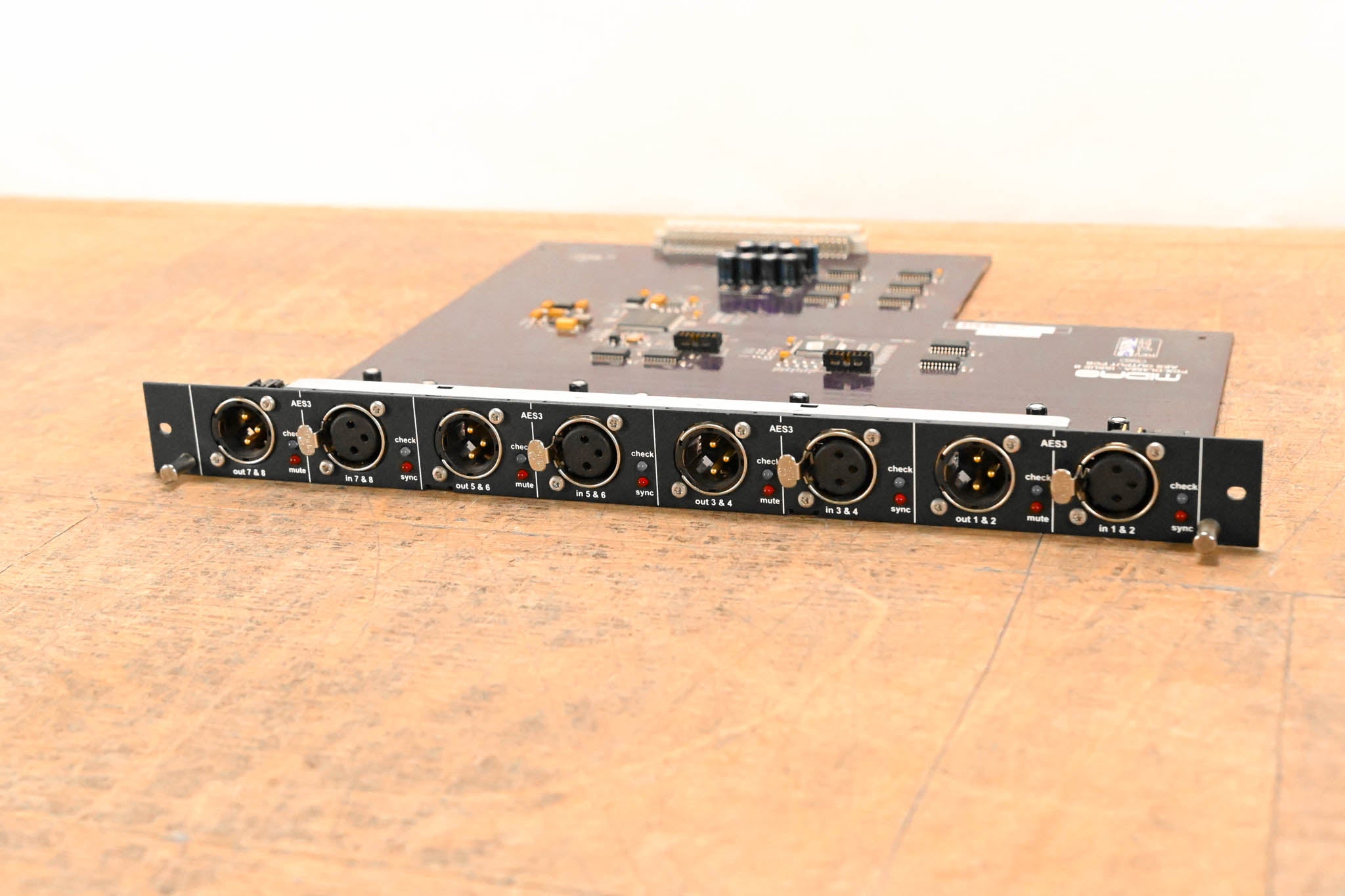 Midas DL443 Analog 8 Input, 8 Output Card with 1/4" TRS Connectors
