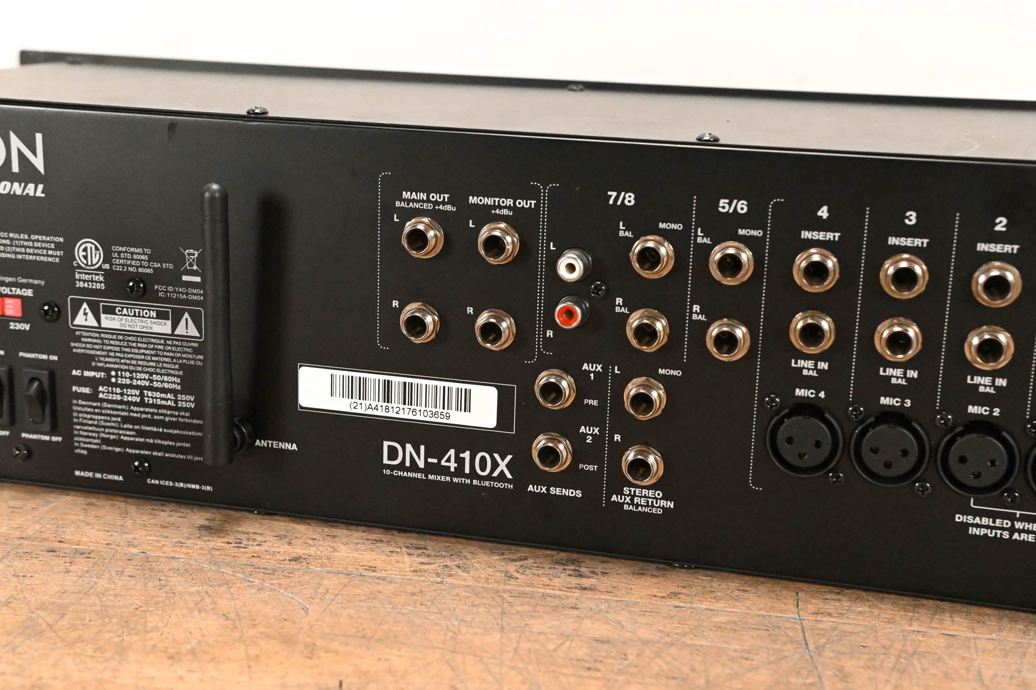 Denon DN-410X 10-Channel Rackmount Mixer with Bluetooth