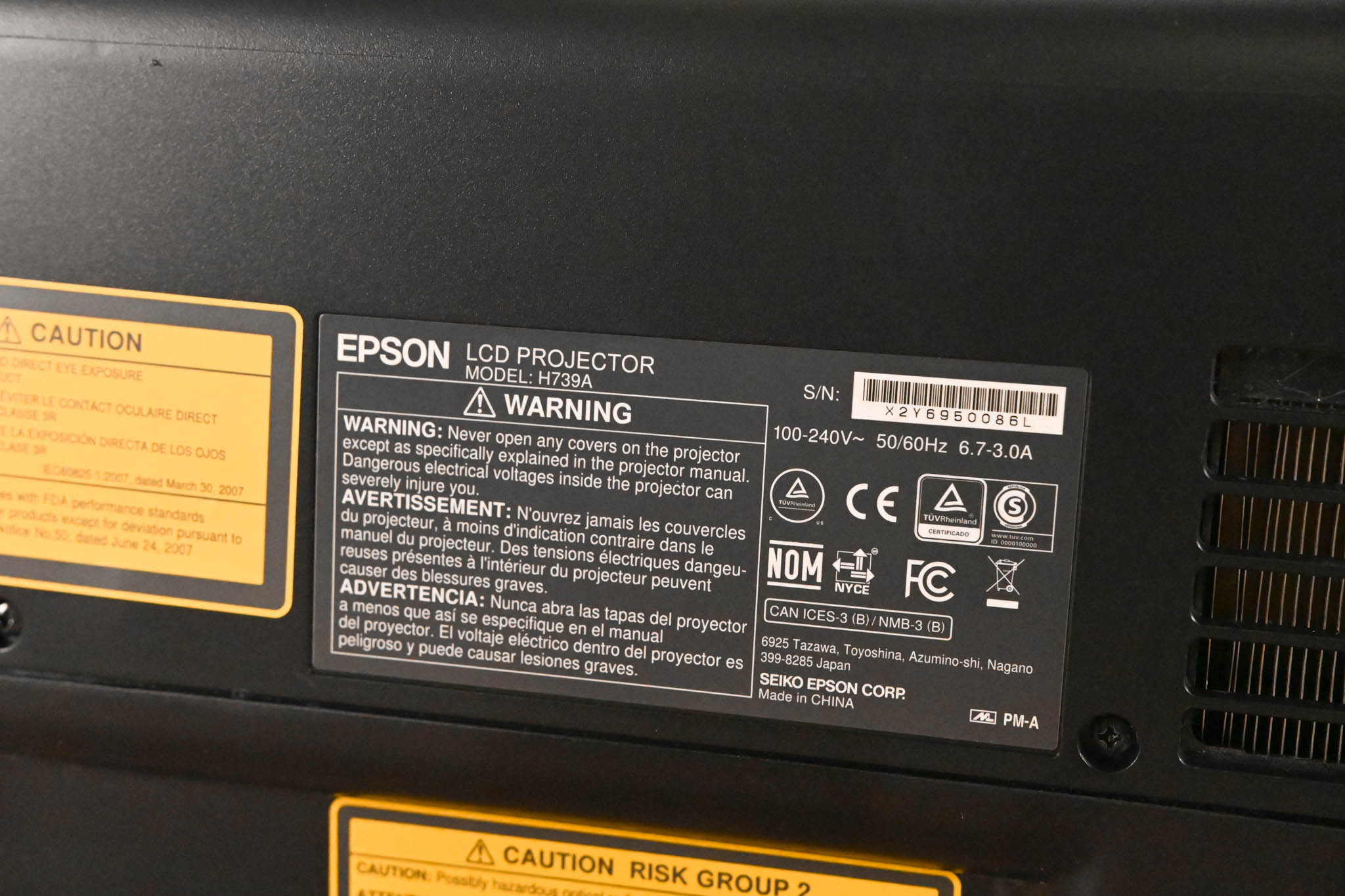 Epson Pro L1405U 8,000-Lumen Laser WUXGA 3LCD Projector