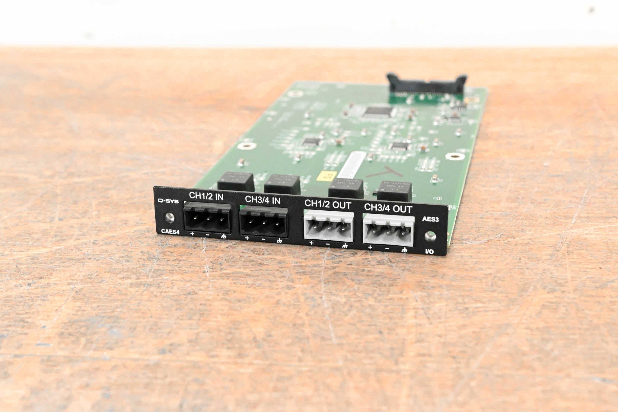 QSC CAES4 Q-SYS AES-3 Digital Input/Output Card