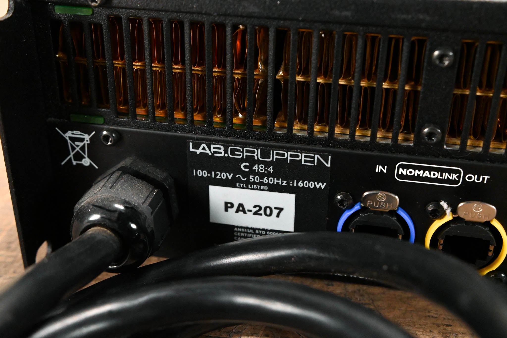 Lab Gruppen C 48:4 4800W 4-Channel Power Amplifier