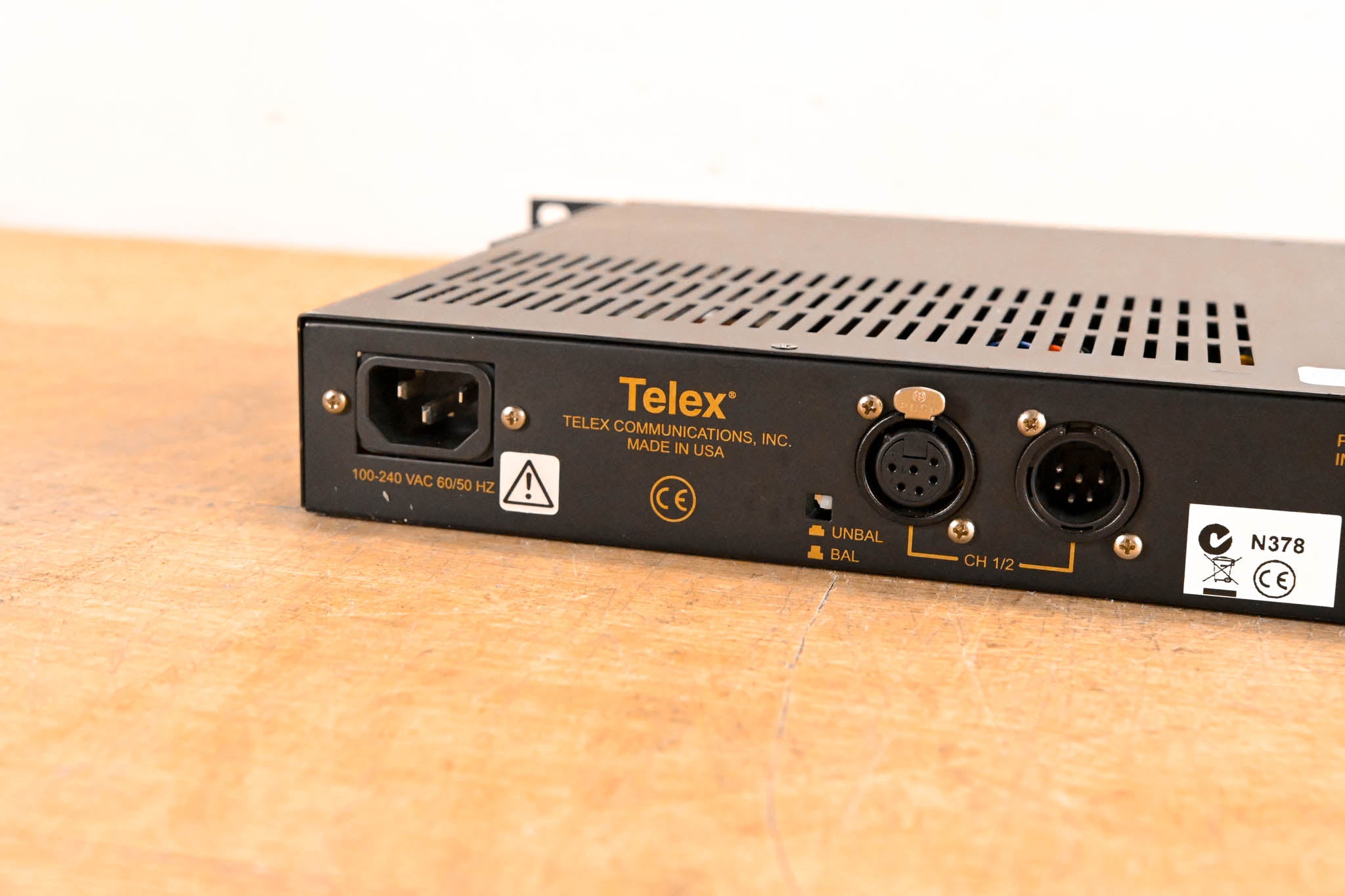 Telex MS-2002 2-Channel Master Station and Power Supply