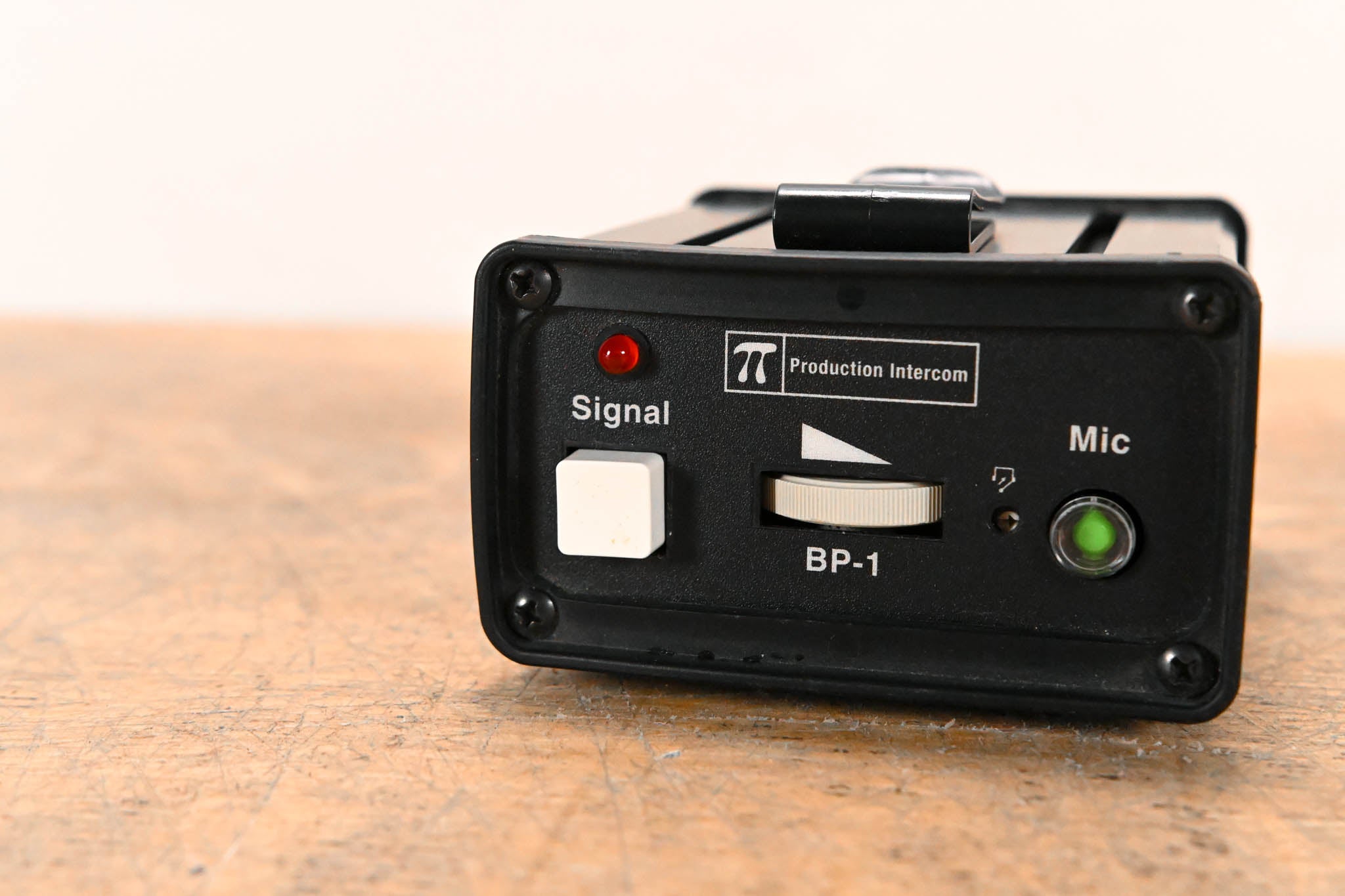 Production Intercom BP-1 Single-Circuit Headset Station Belt Pack