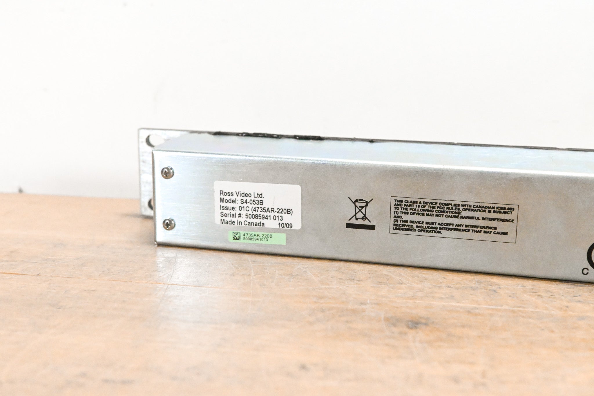Ross S4-053B 47-Button Auxiliary Control Panel (NO POWER SUPPLY)