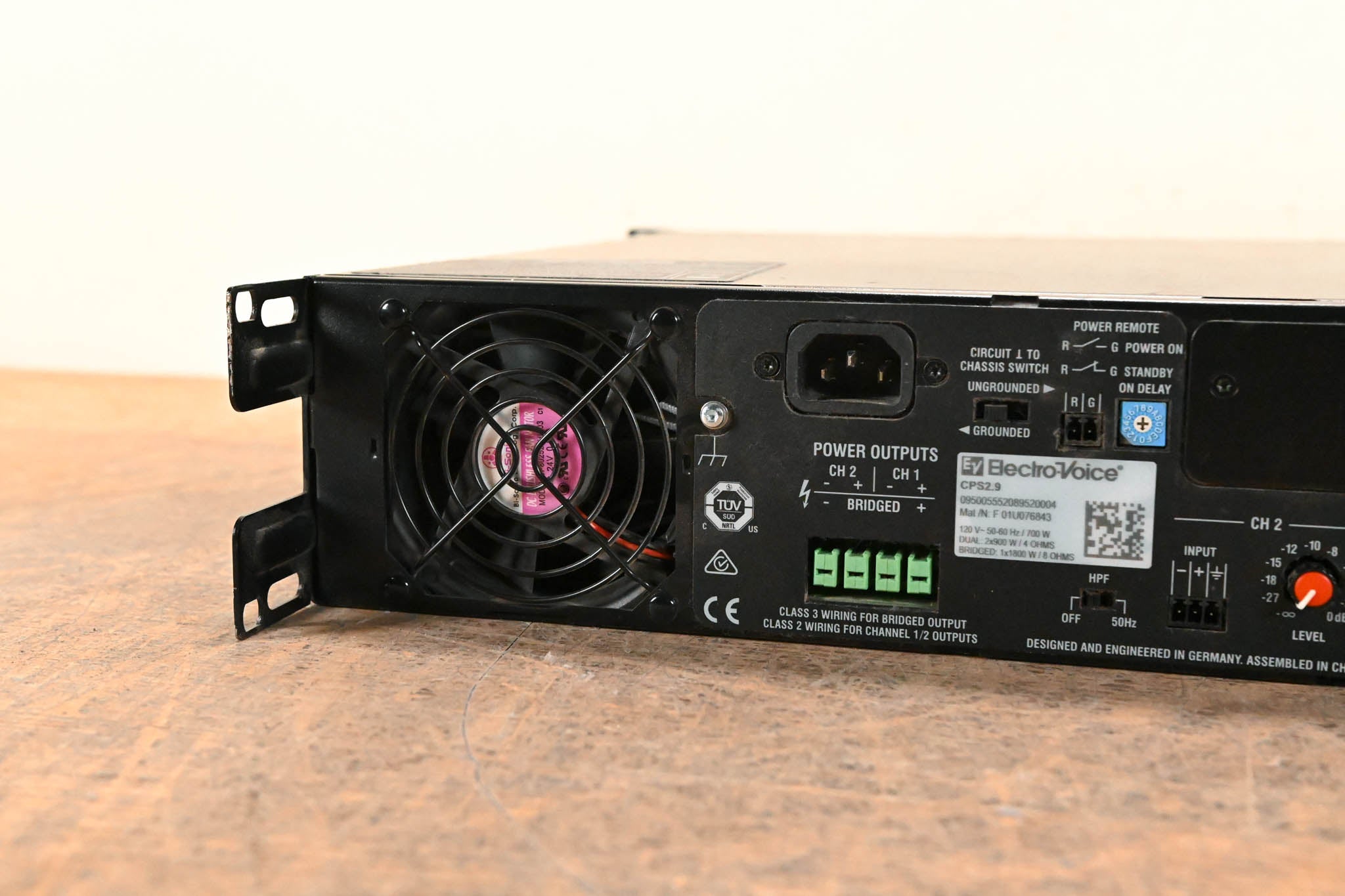 Electro-Voice (EV) CPS2.9 2-Channel Power Amplifier CG01KQ1