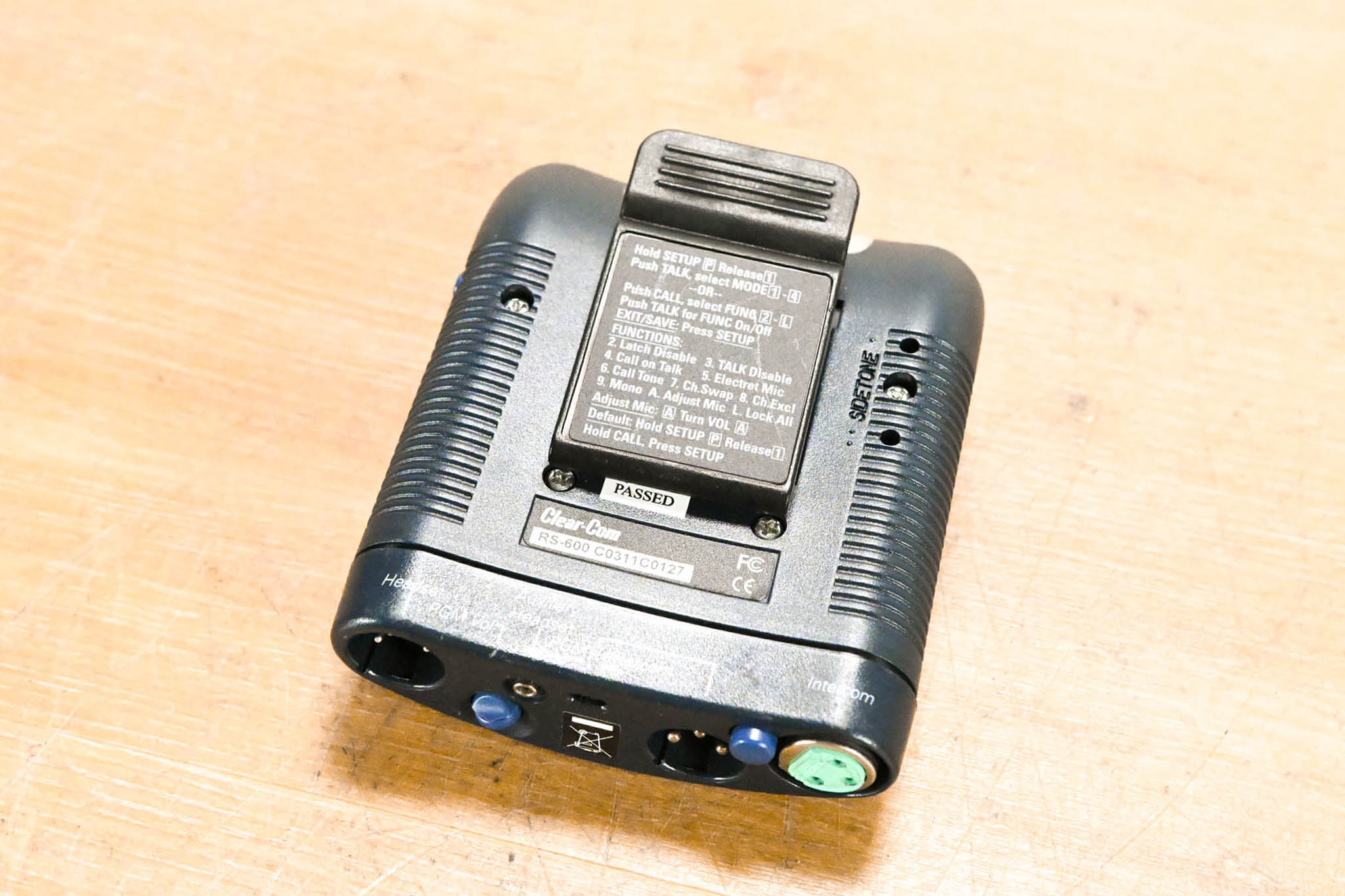 Clear-Com RS-603 Two-Channel Intercom Beltpack