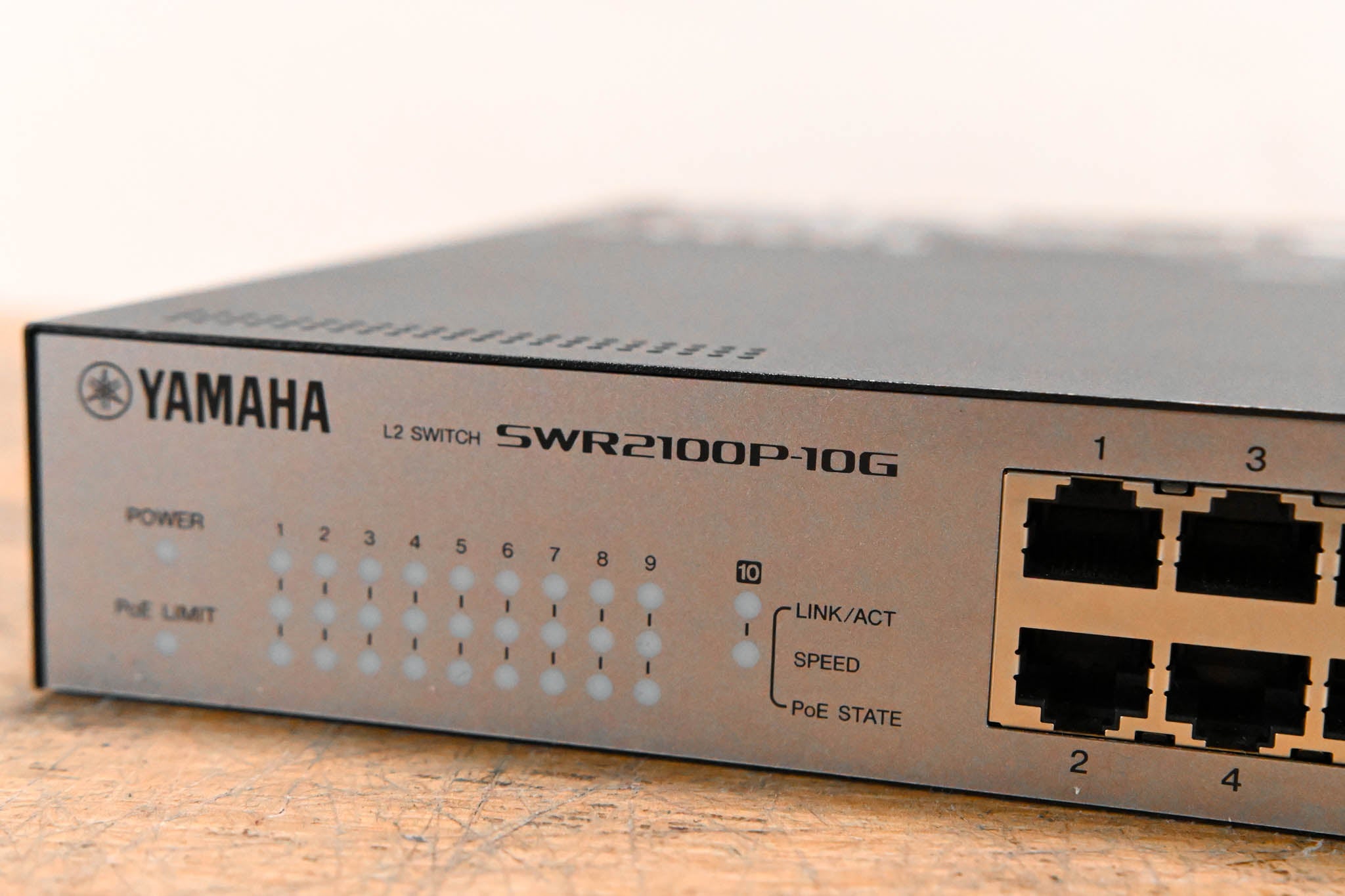 Yamaha SWR2100P-10G 10-port L2 Network Switch with PoE