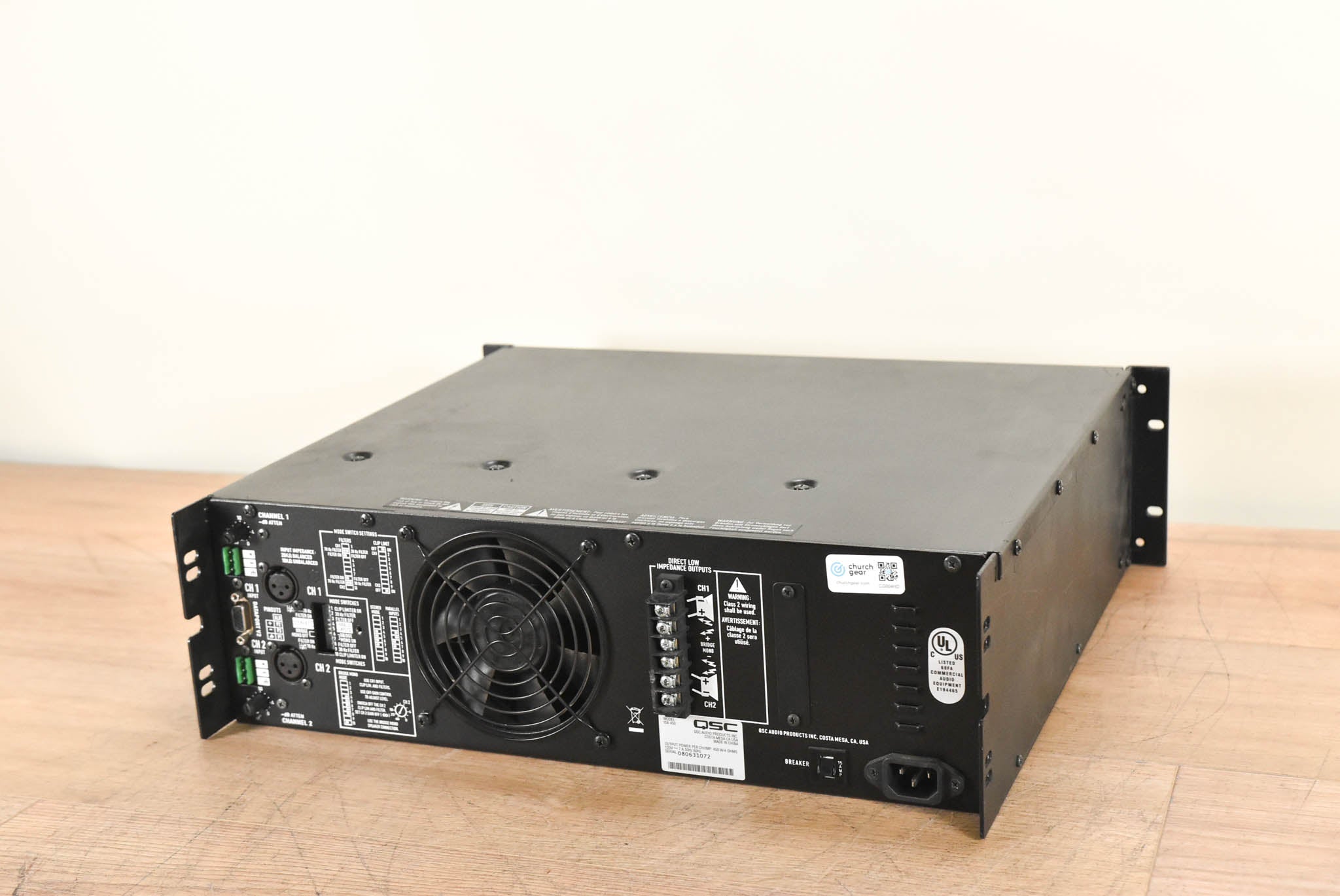 QSC ISA450 Two-Channel Commercial Power Amplifier