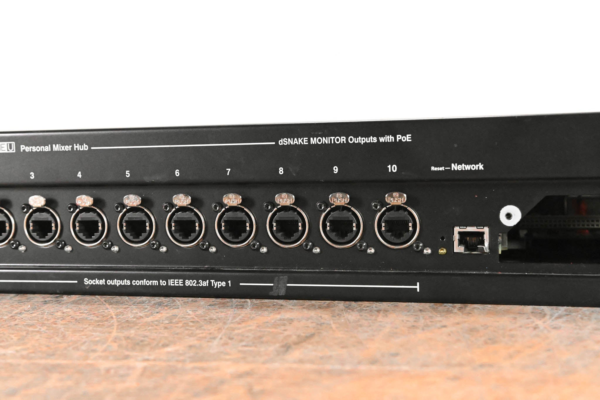 Allen & Heath ME-U 10-Port PoE Monitor Hub for ME-1 Personal Mixers