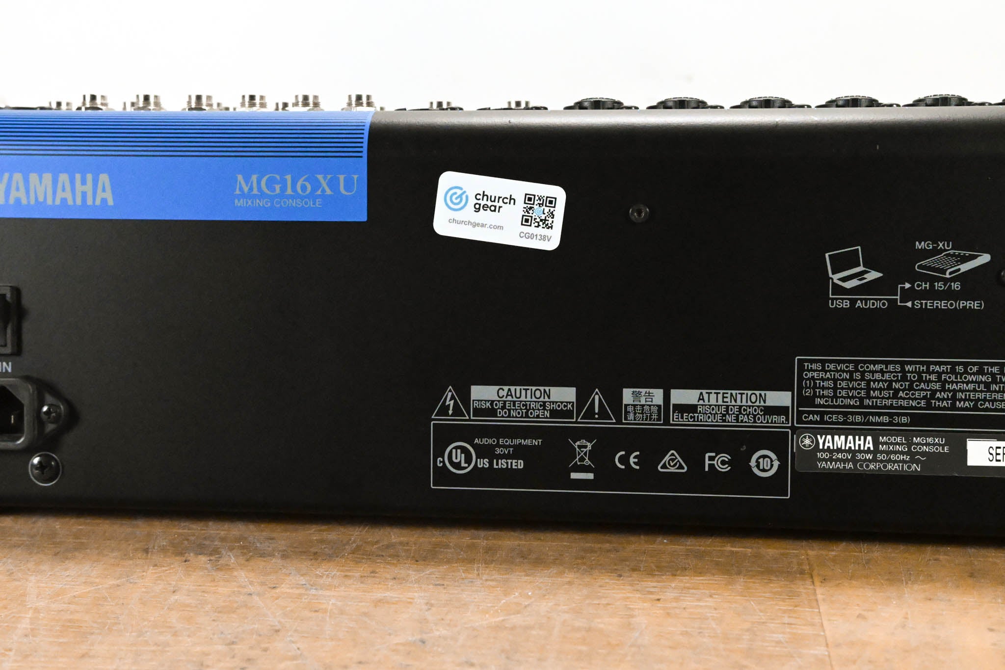 Yamaha MG16XU 16-Channel Mixer with USB and Effects