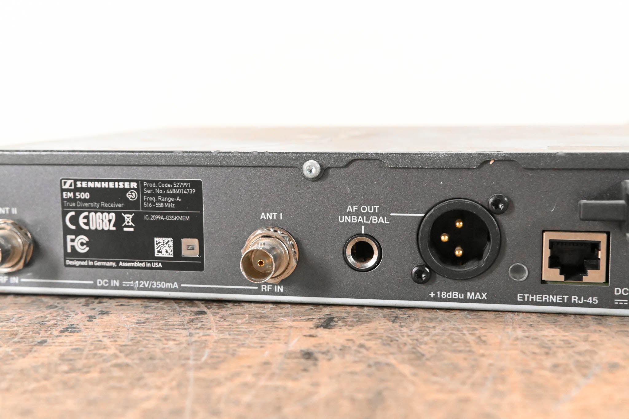 Sennheiser EM 500 G3 Wireless Receiver - A Range: 516-558 MHz