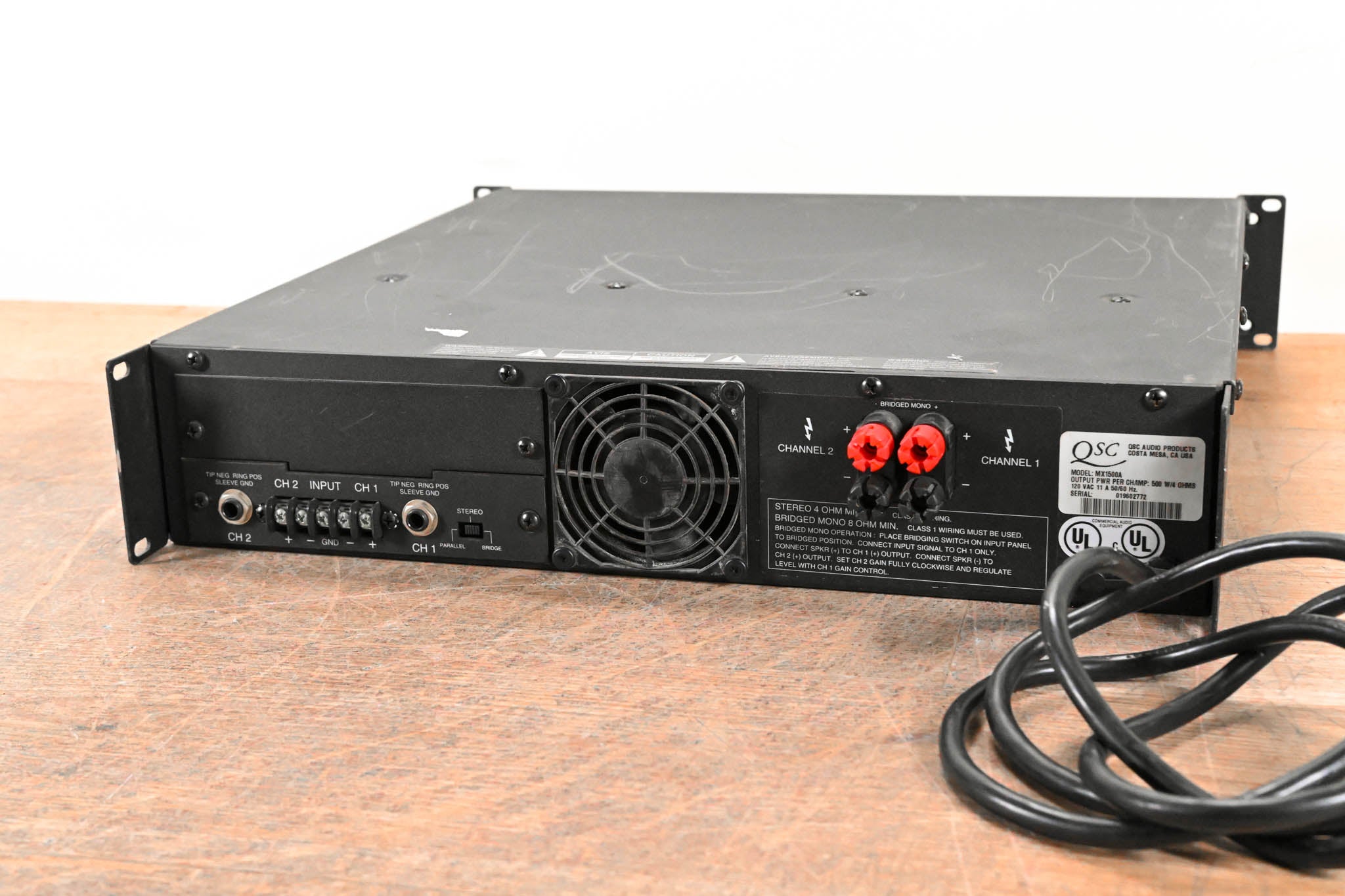 QSC MX 1500a 2-Channel Power Amplifier