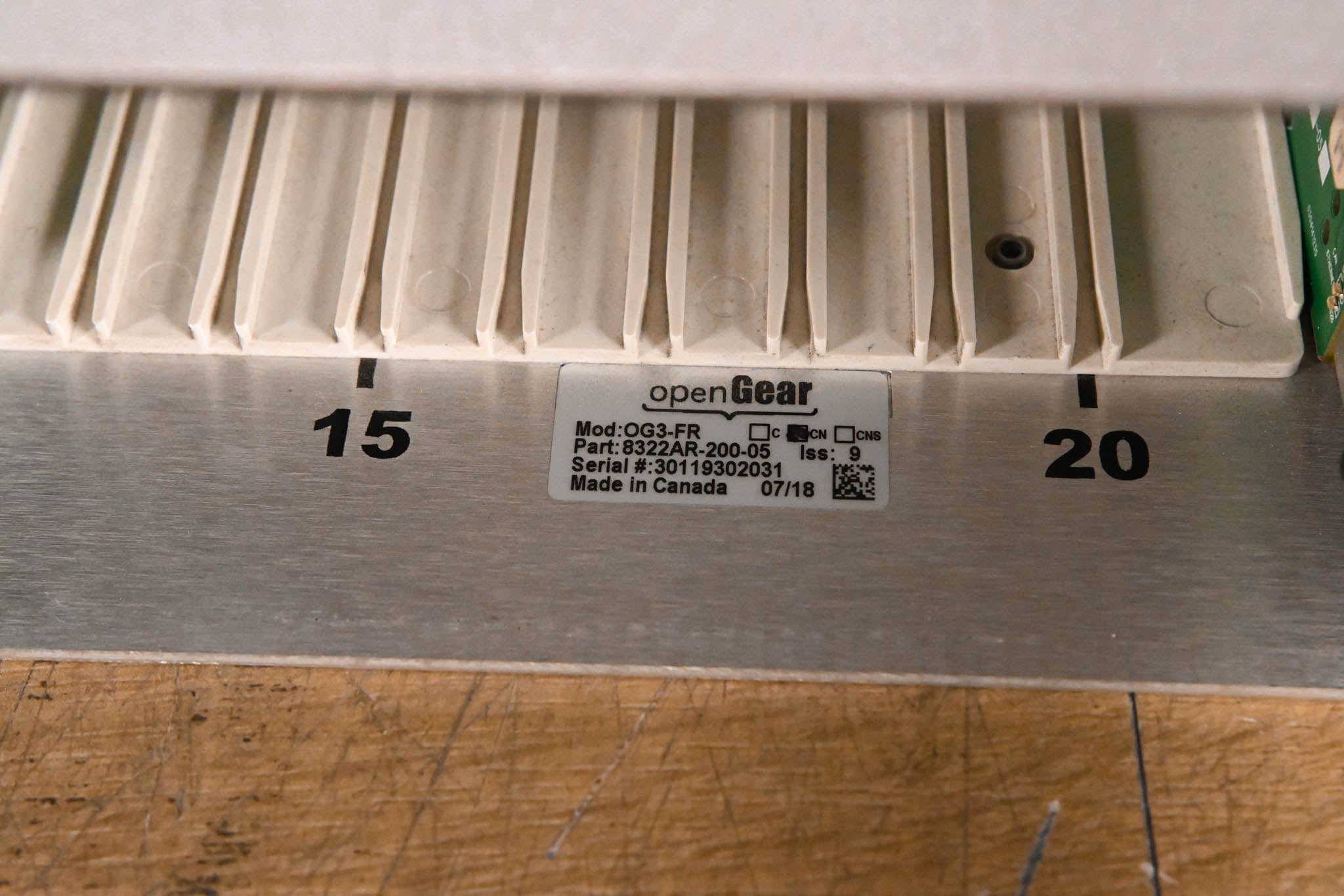 Ross OG3-FR 20-Slot openGear 3.0 Frame with Cards