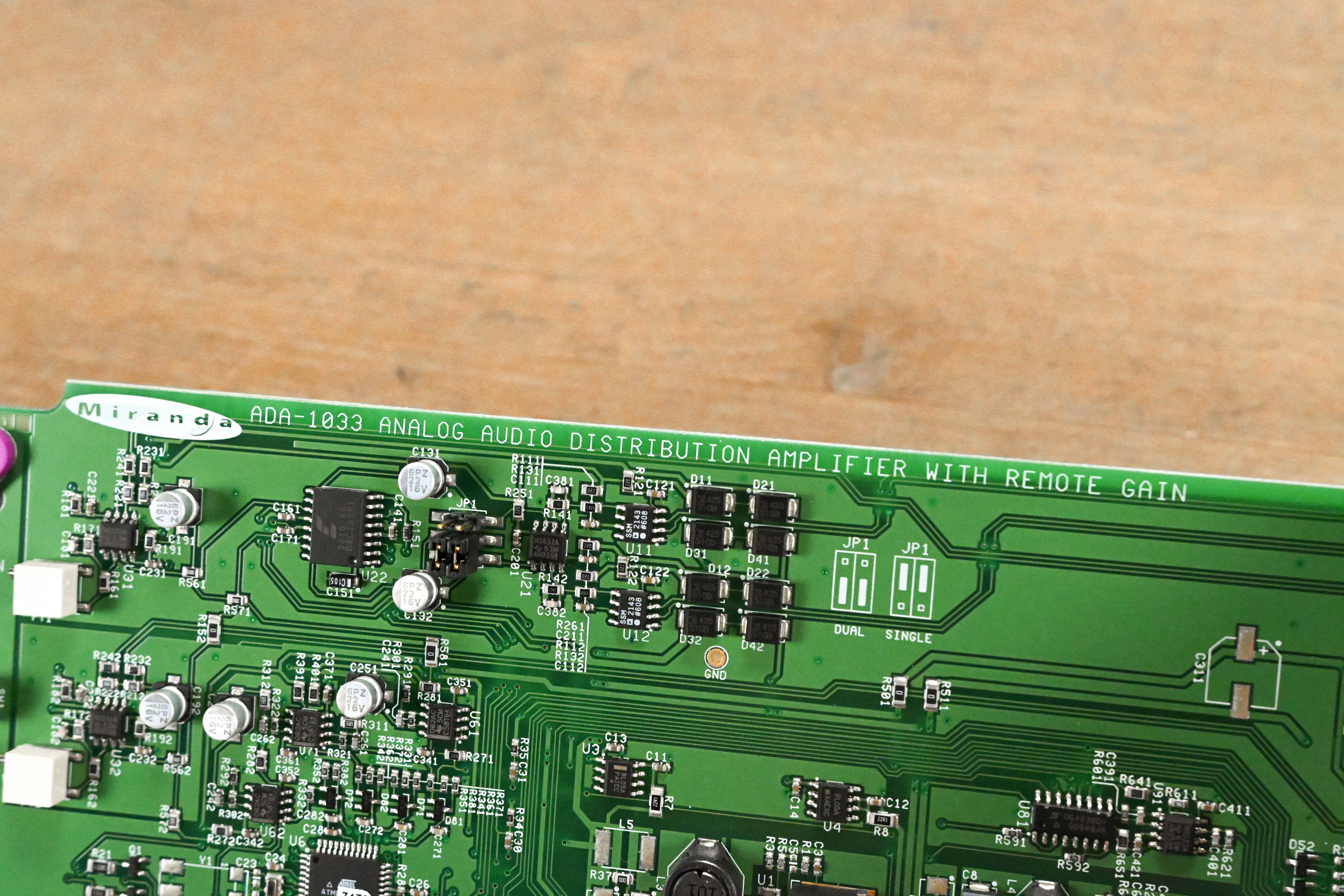 Miranda ADA-1033 Analog Audio Distribution Amplifier with Remote Gain