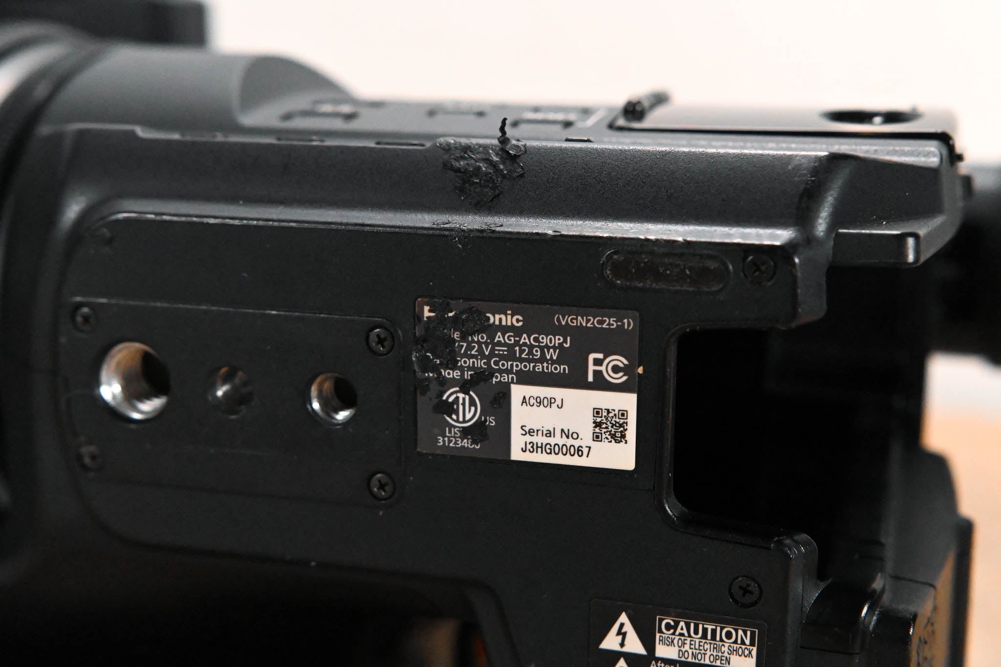 Panasonic AG-AC90PJ AVCCAM Handheld Camcorder