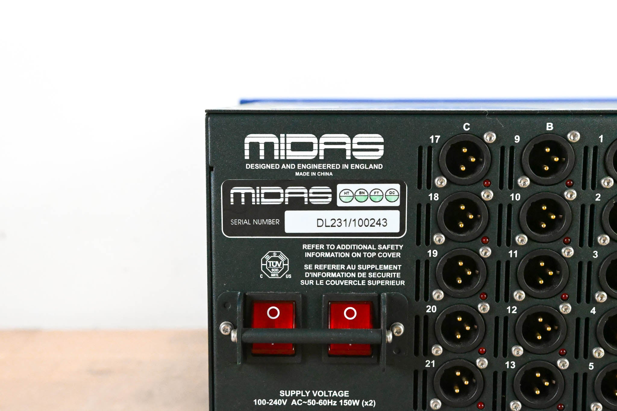 Midas DL231 24x24 Active Microphone Splitter