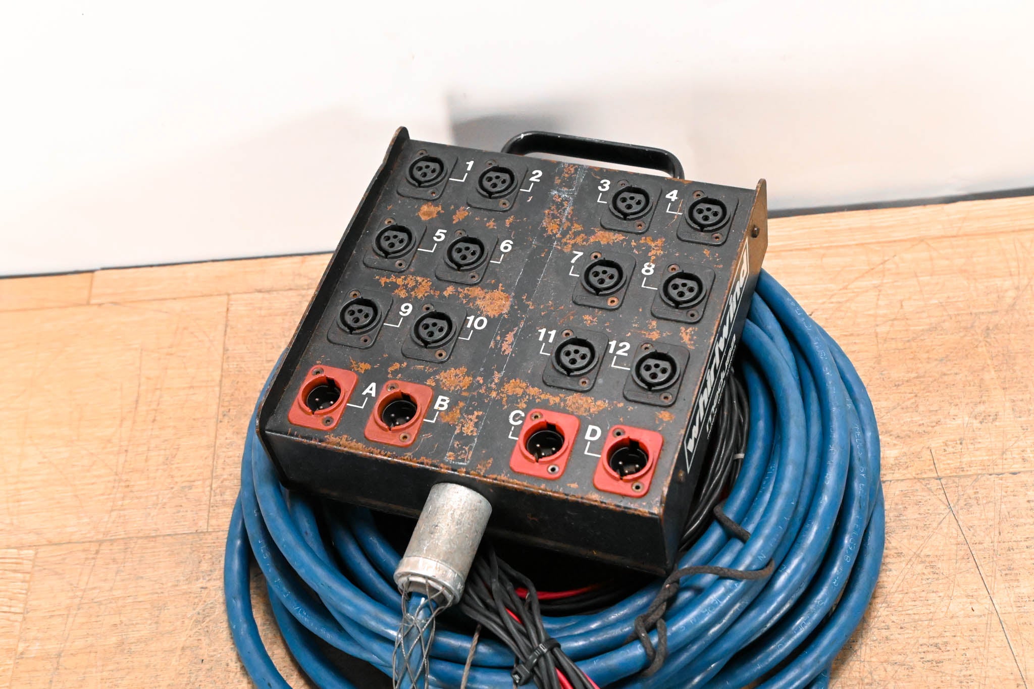 Whirlwind MS-12-4-XL-050 Medusa 12-Channel, 4-Return Snake - 50'