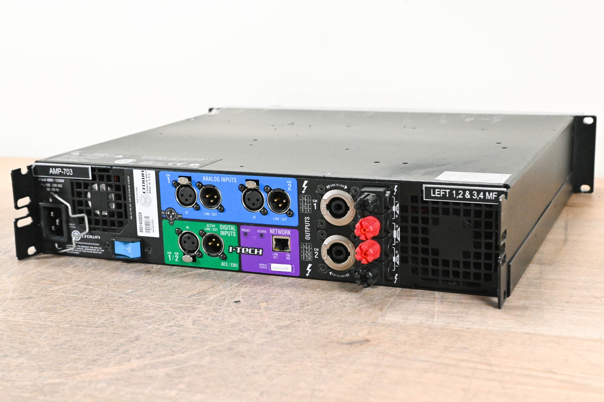 Crown I-Tech 4000 2-Channel Power Amplifier