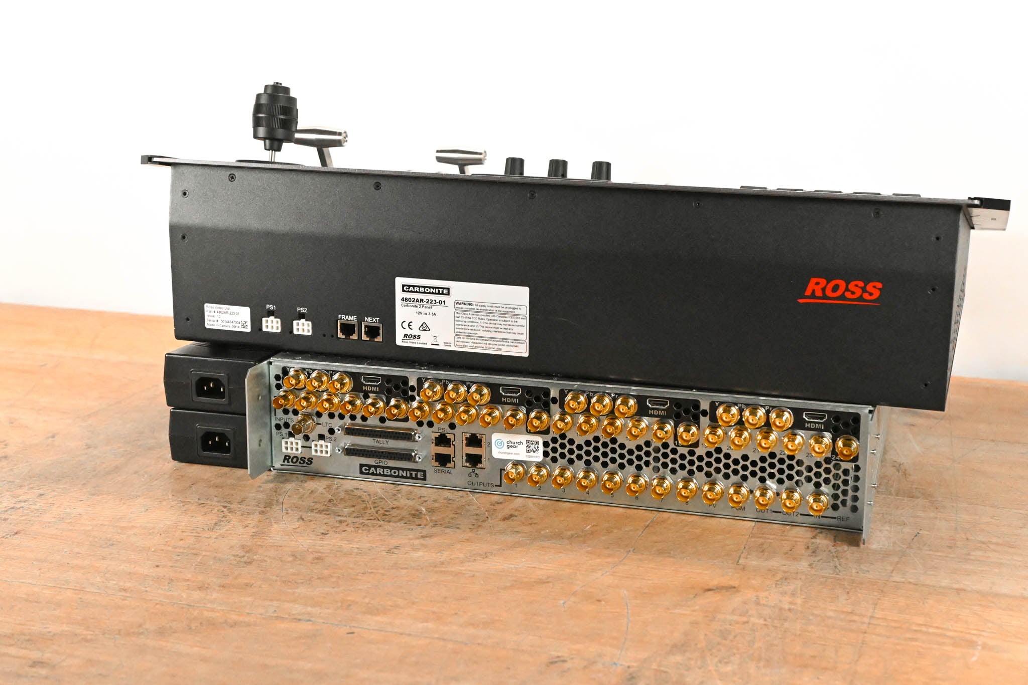 Ross Carbonite MultiMedia Frame 1 M/E Video Switcher w/Carbonite 2 Panel
