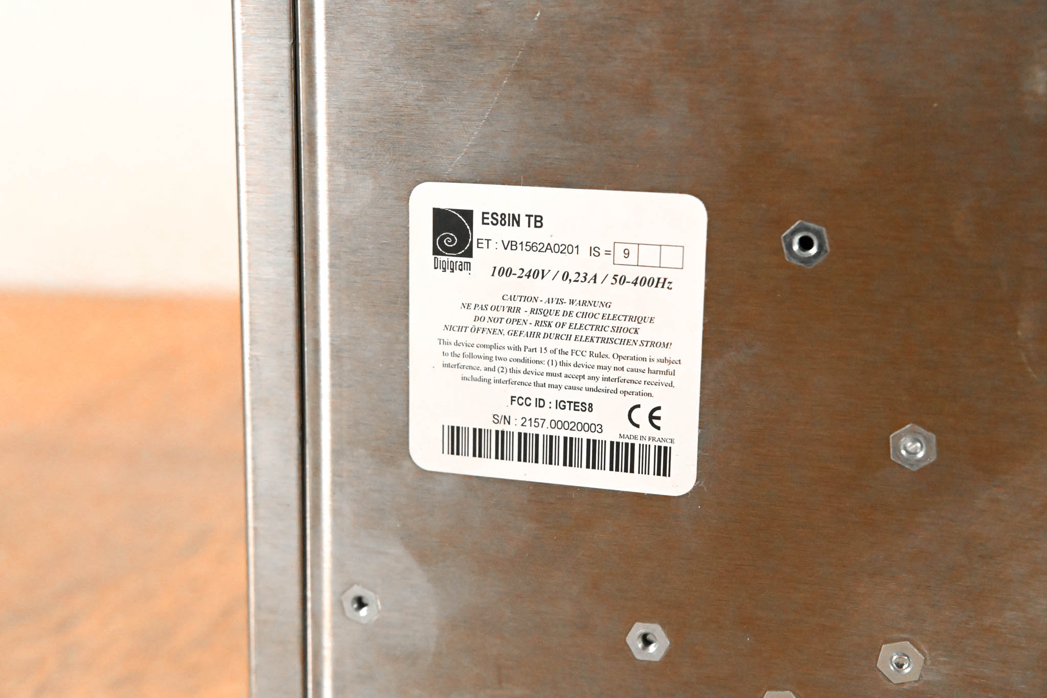 Digigram EtherSound ES8IN 8-input Ethernet Audio Bridge