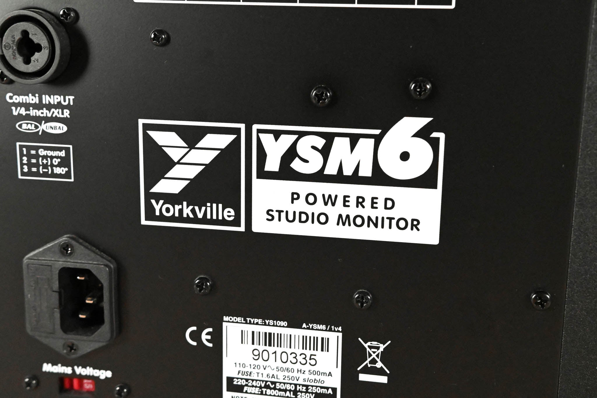 Yorkville YSM6 6.5" Nearfield Powered Studio Reference Monitor (PAIR)