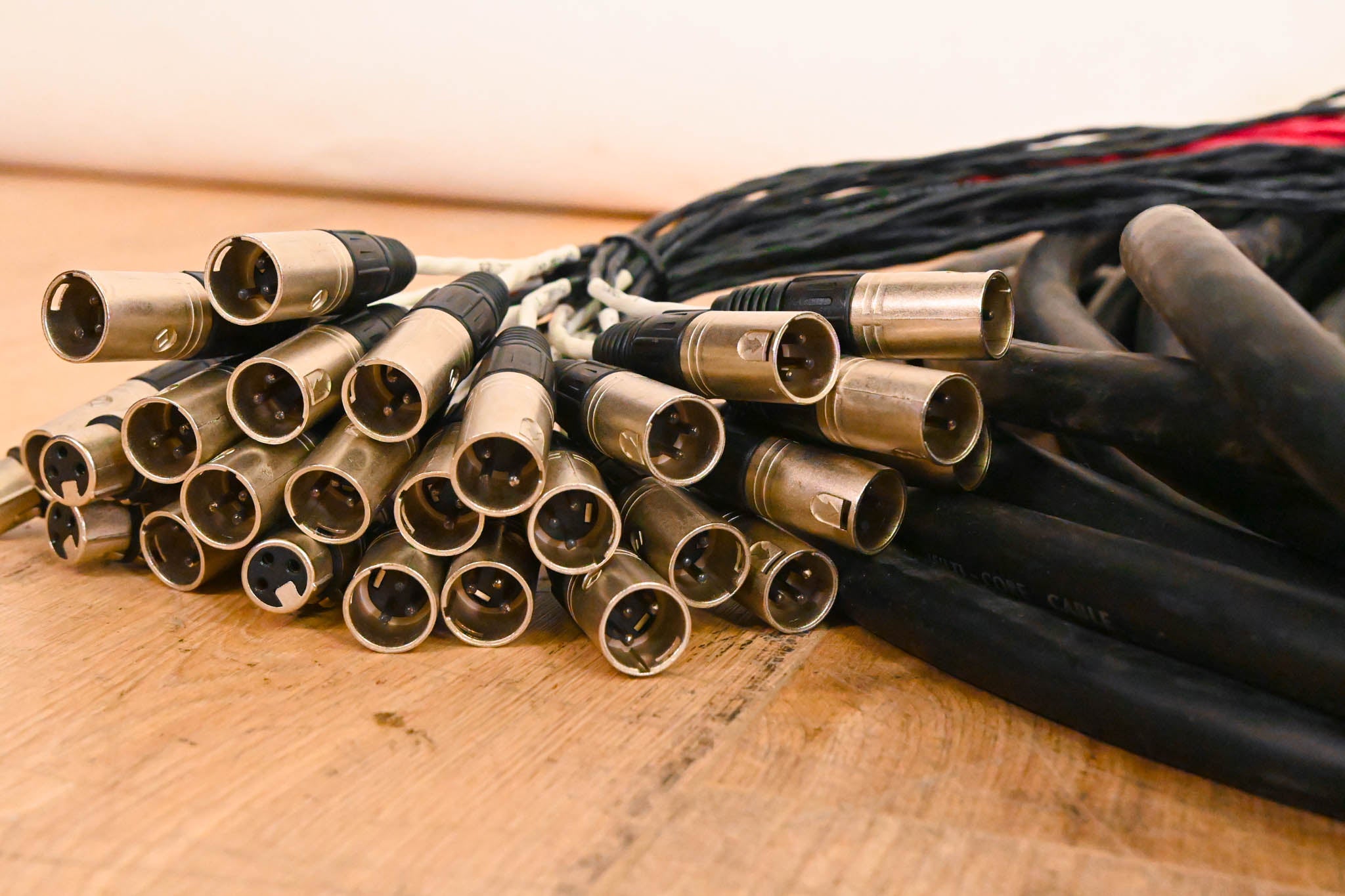 Whirlwind Connect 24x4 XLR Stage Box to Fanout Snake - 100ft