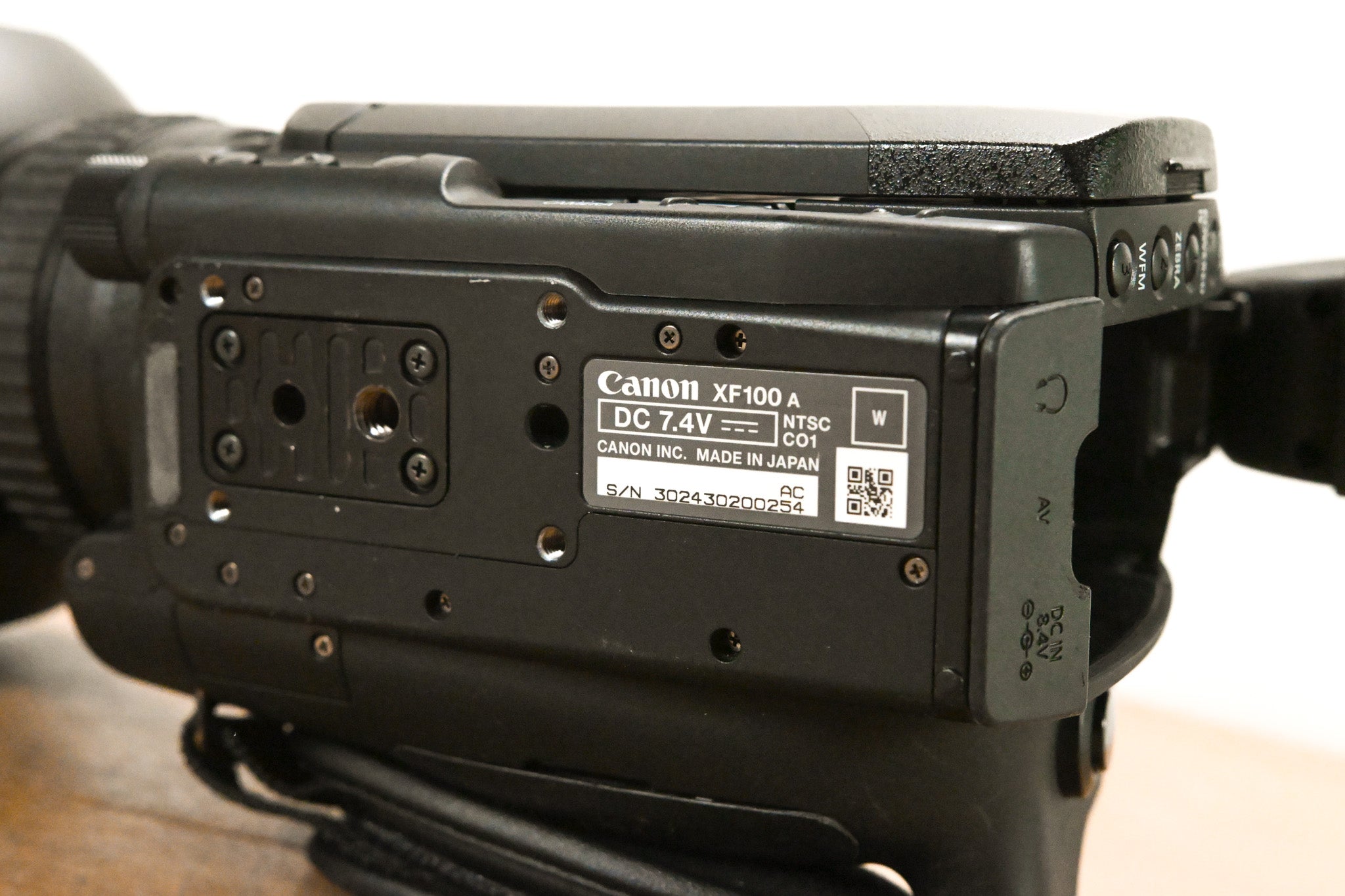 Canon XF100A HD Professional Camcorder