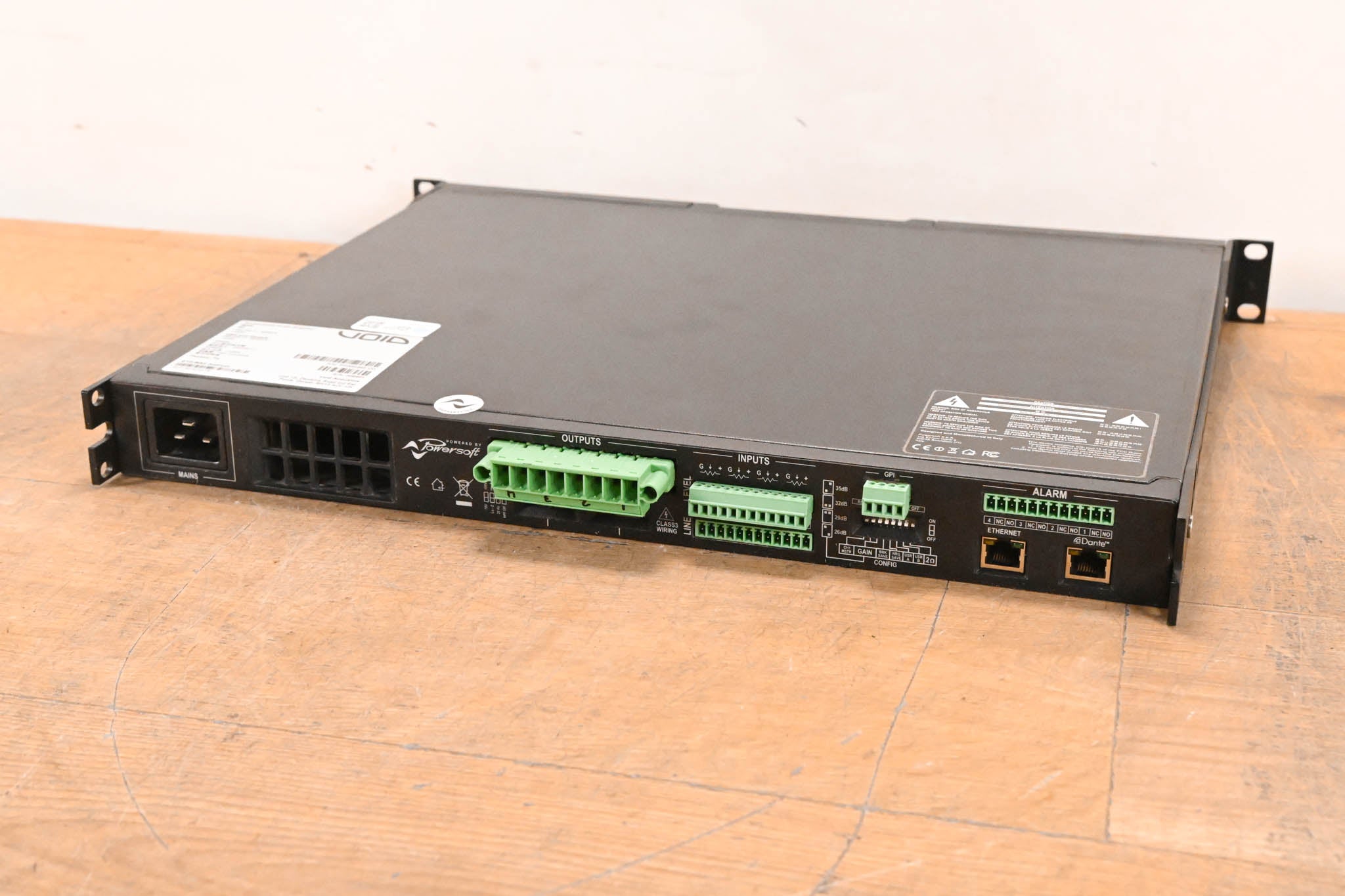 Void Bias Q2 4-Channel DSP Power Amplifier w/ Dante