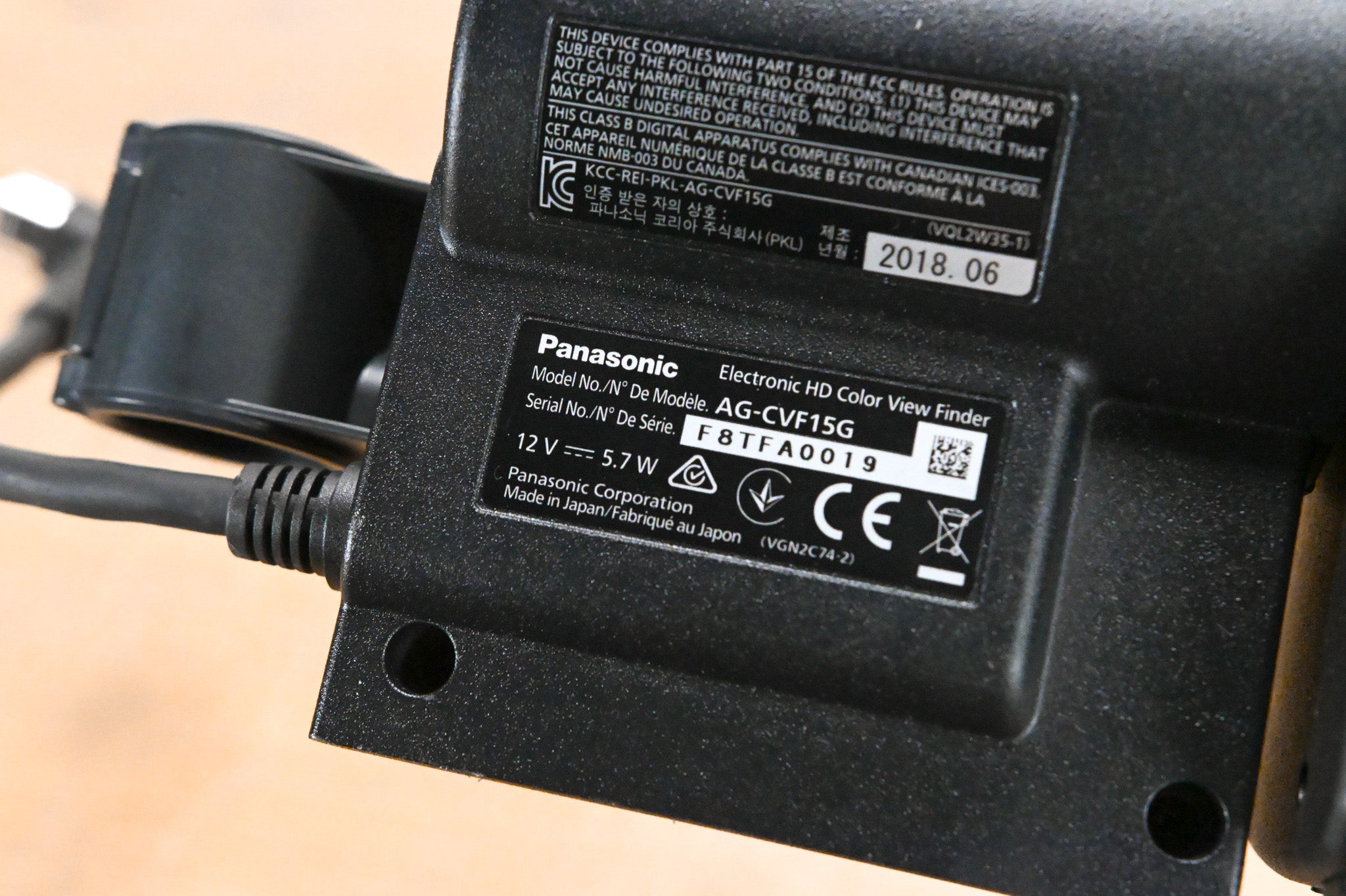 Panasonic AG-CVF15G HD Color Viewfinder