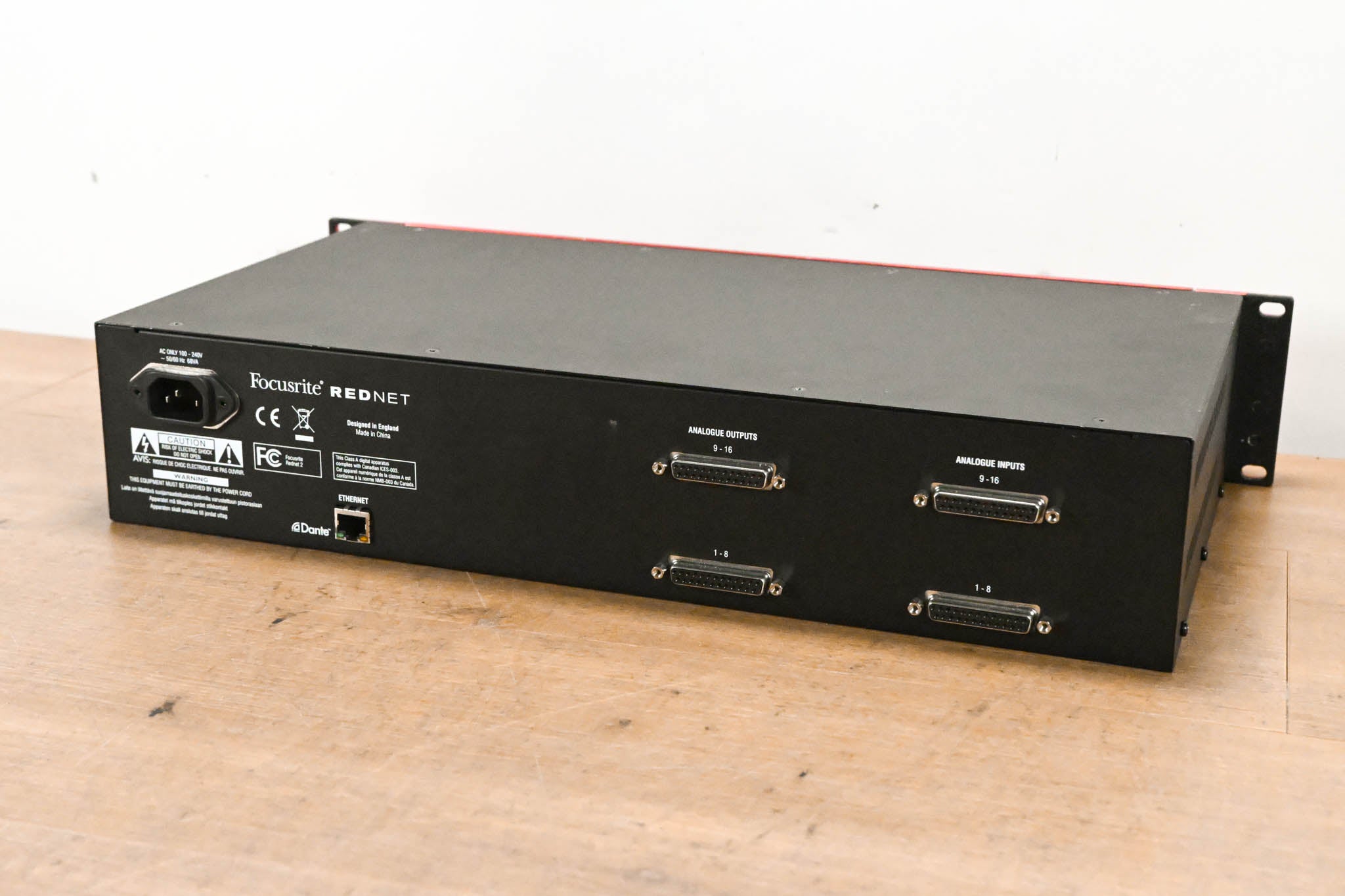Focusrite RedNet 2 Dante Equipped 16-Channel Audio Interface