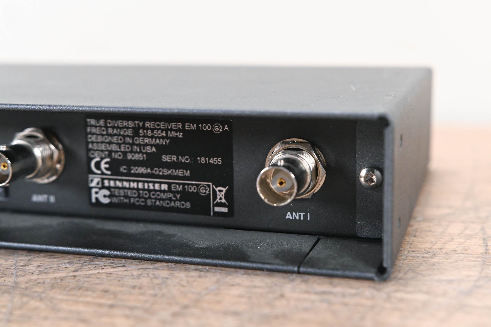 Sennheiser EM 100 G2 Wireless Receiver - 518-554 MHz (NO POWER SUPPLY)